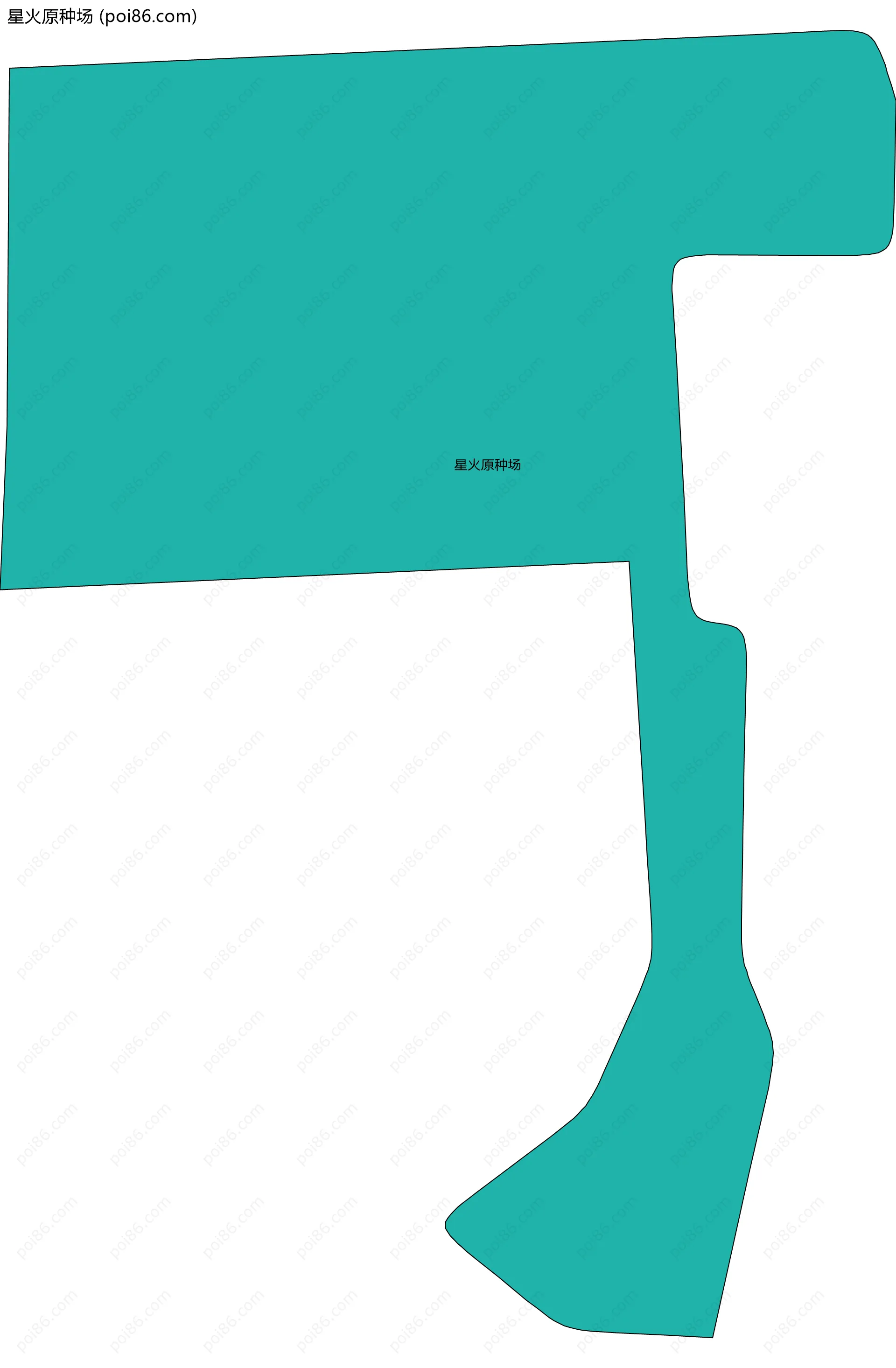 星火原种场边界地图