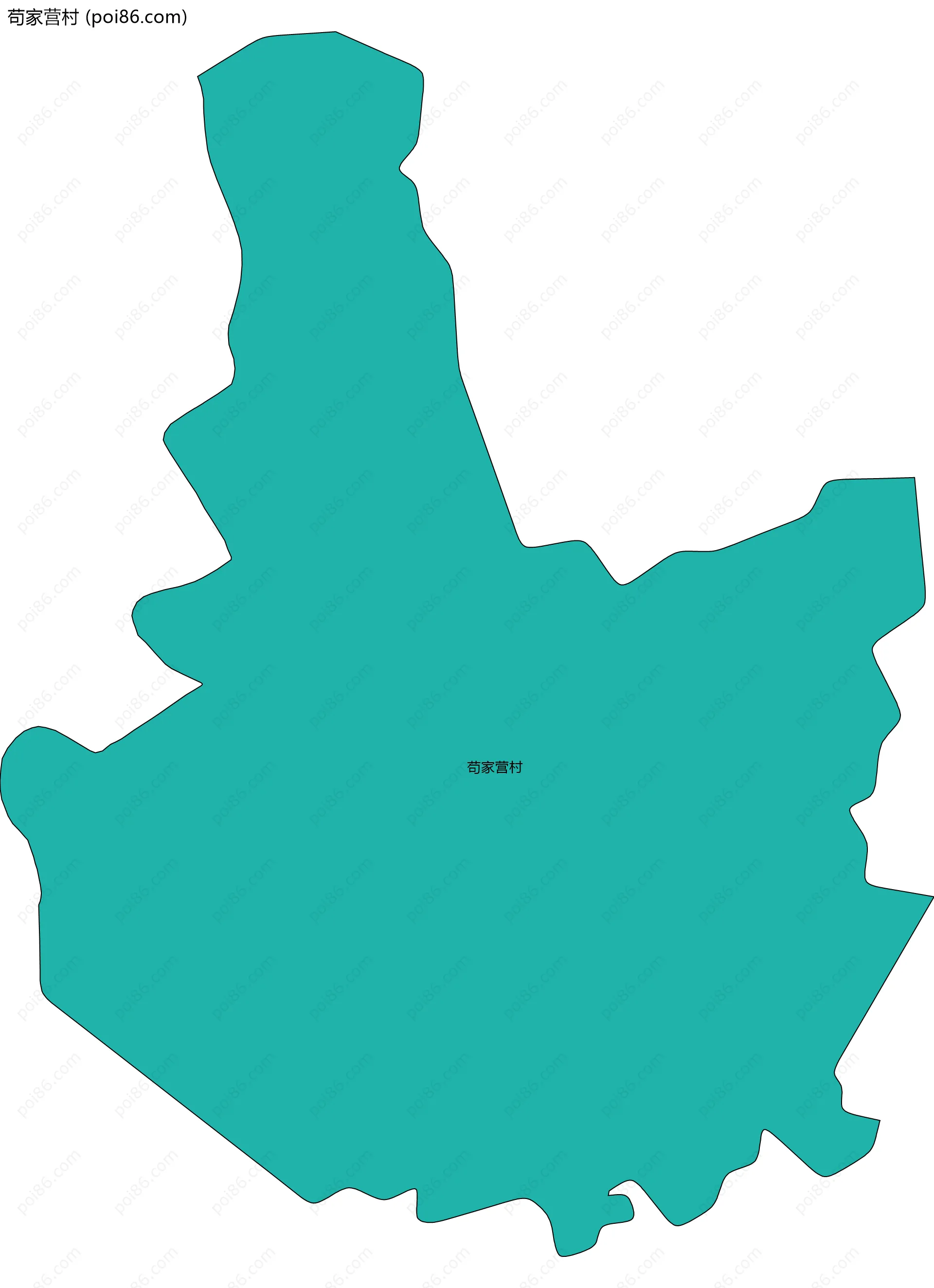 苟家营村边界地图