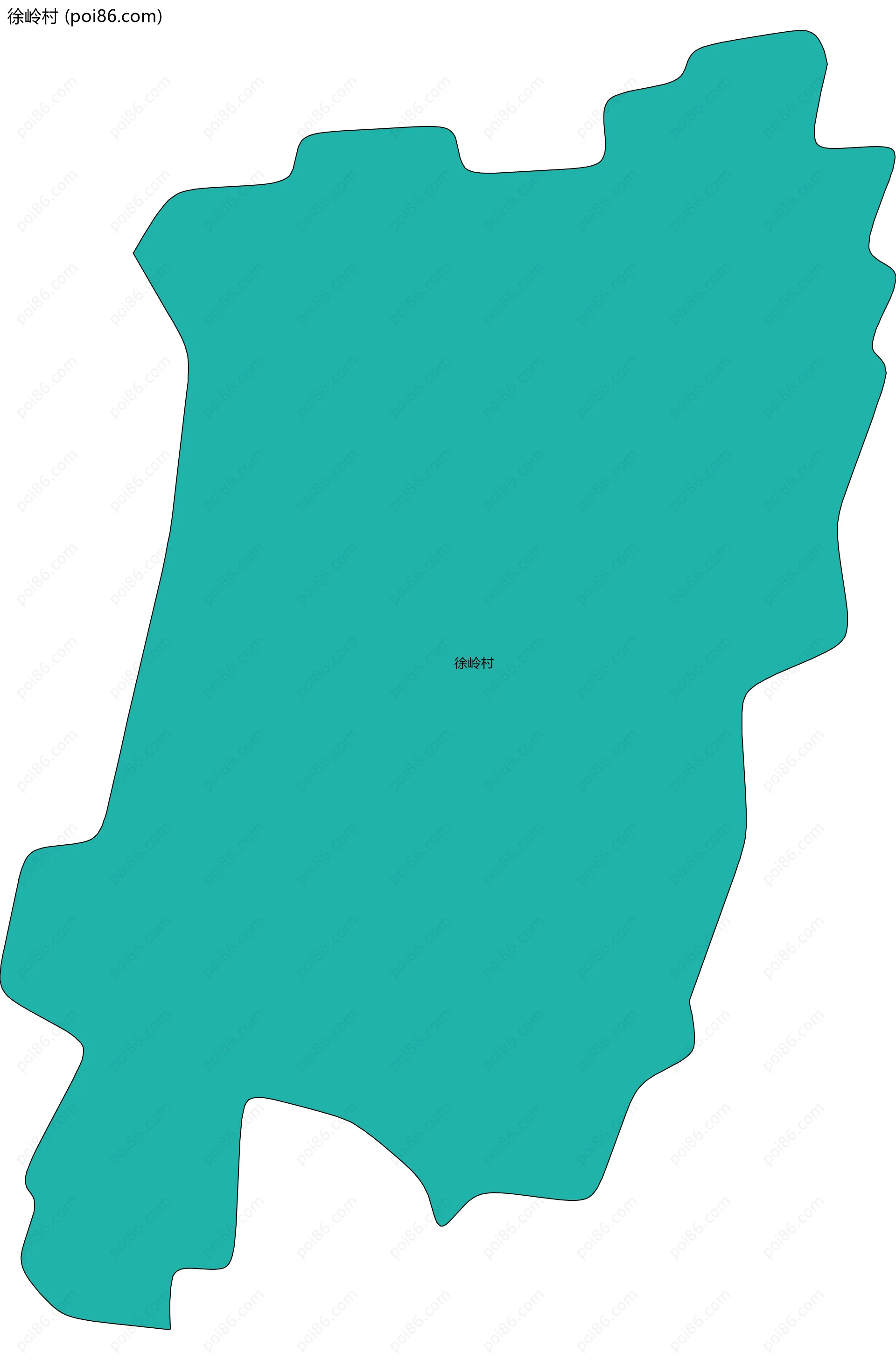 徐岭村边界地图