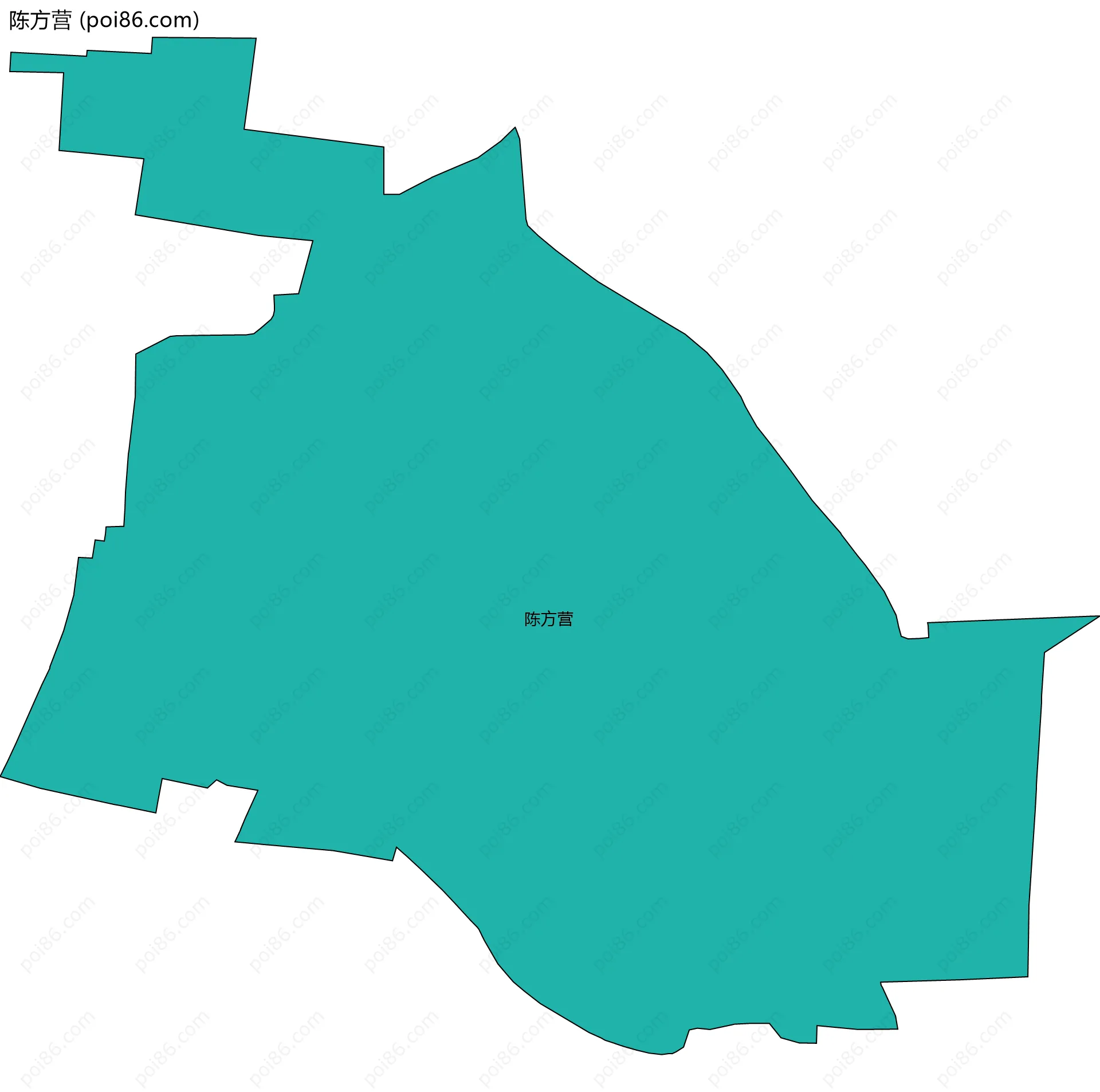 陈方营边界地图