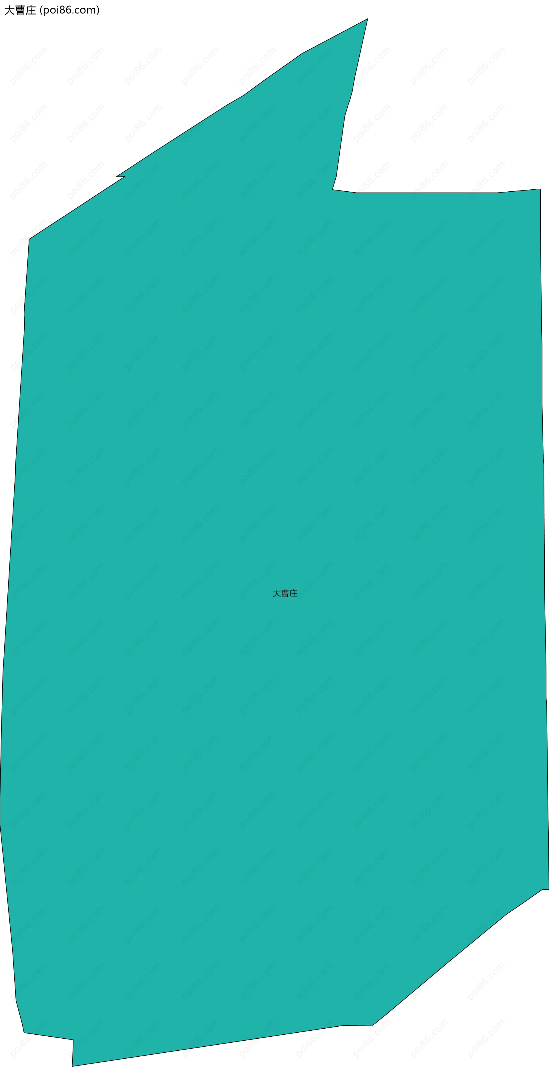 大曹庄边界地图