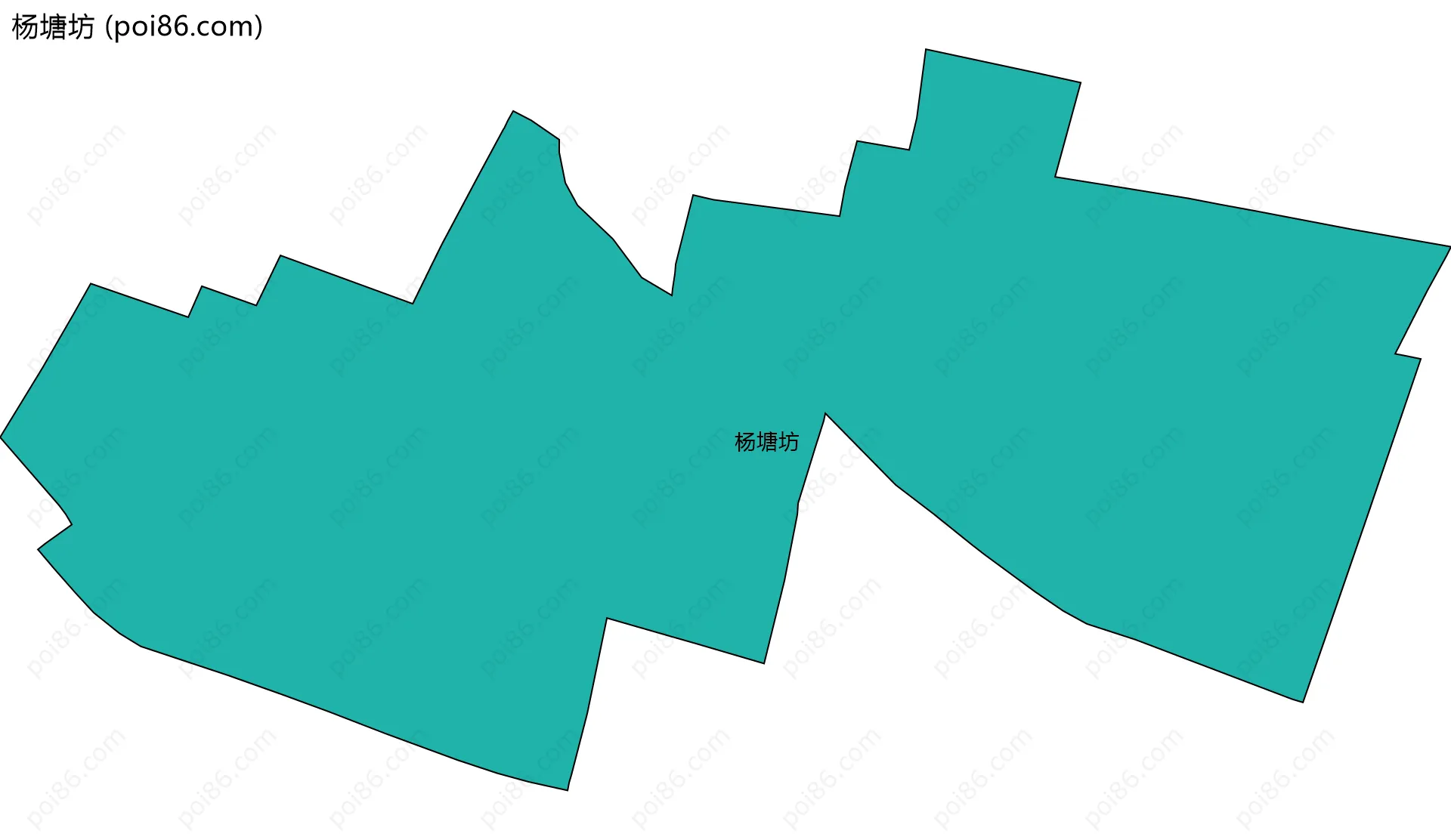 杨塘坊边界地图