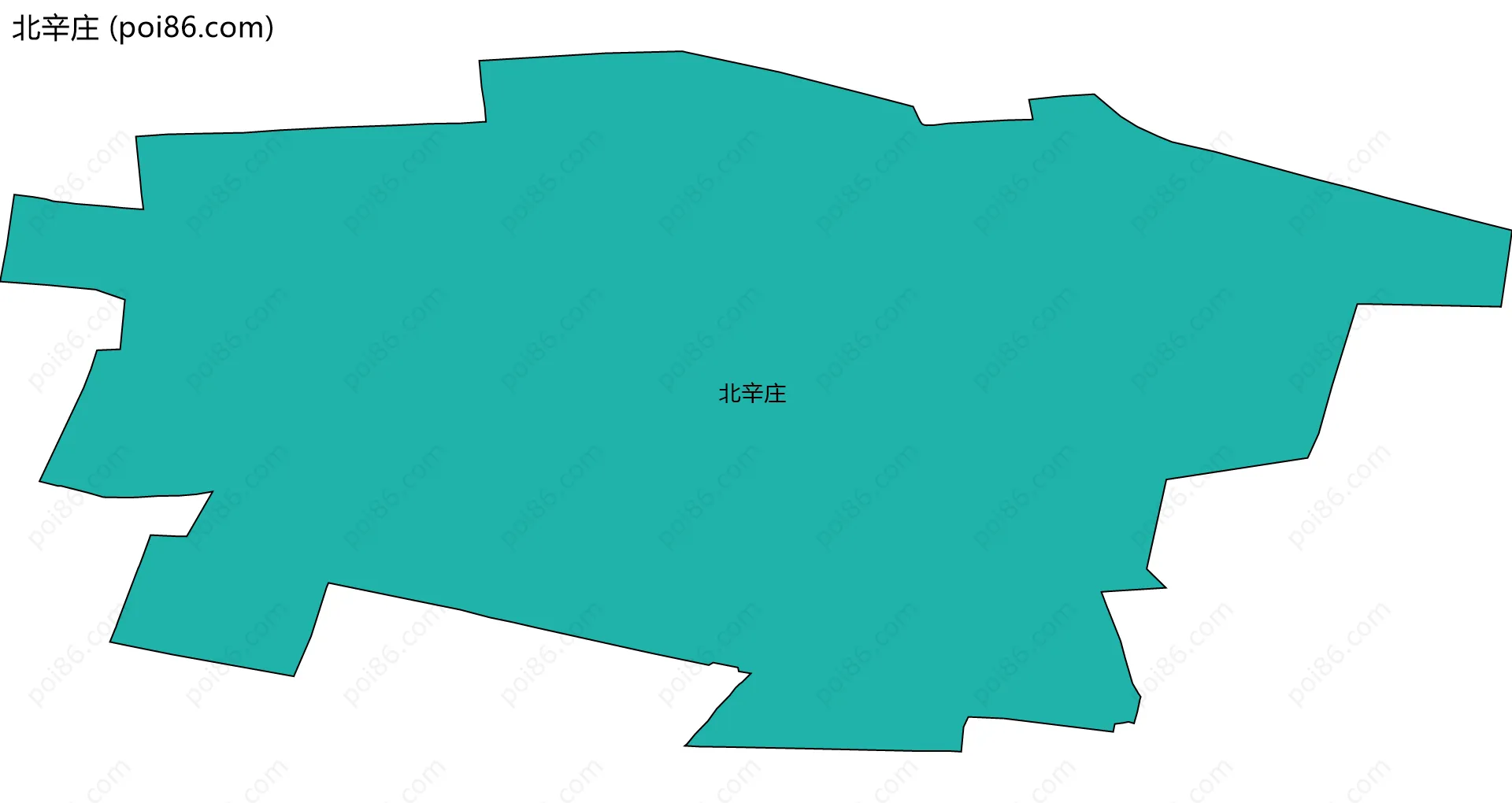 北辛庄边界地图