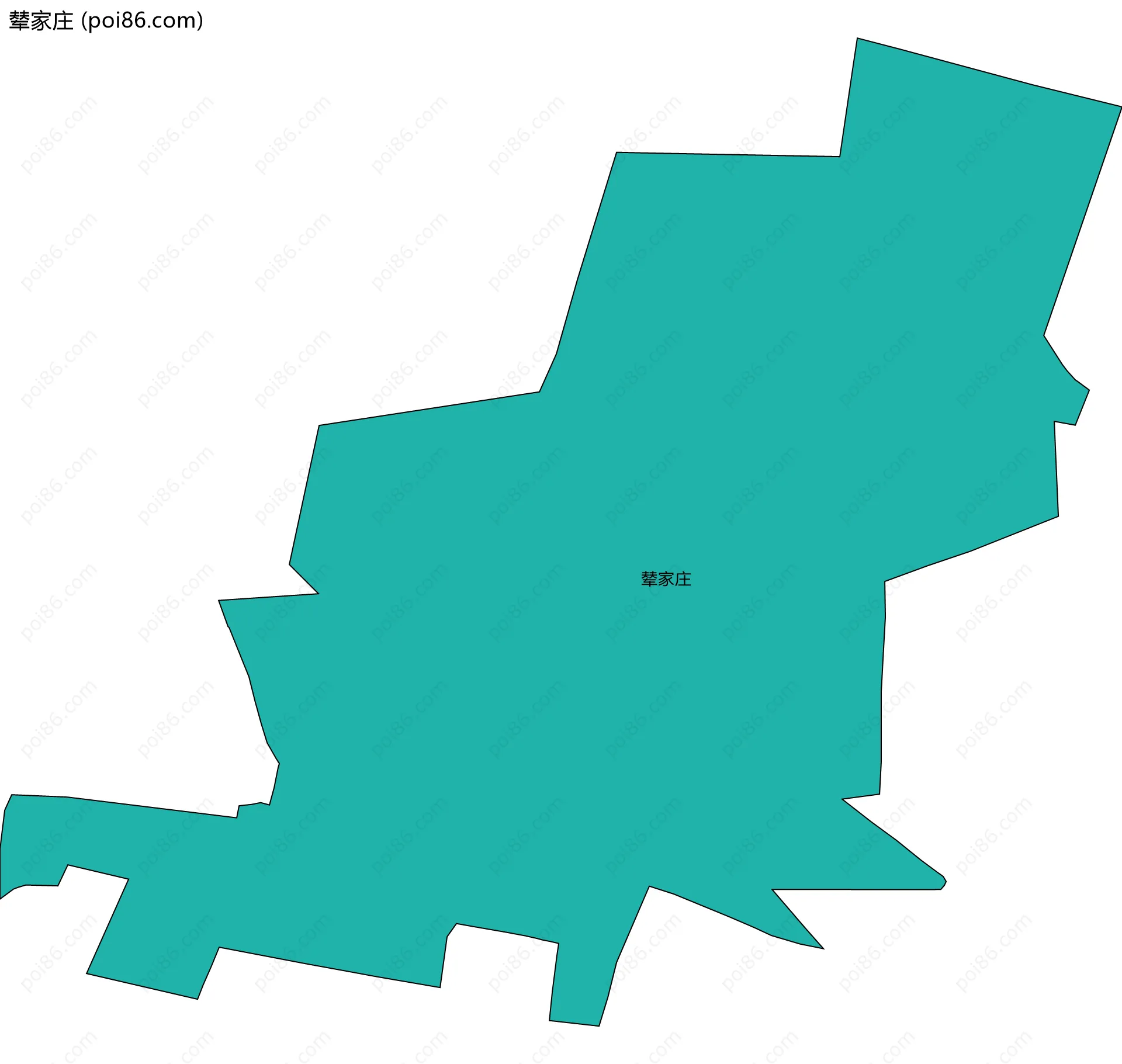 辇家庄边界地图