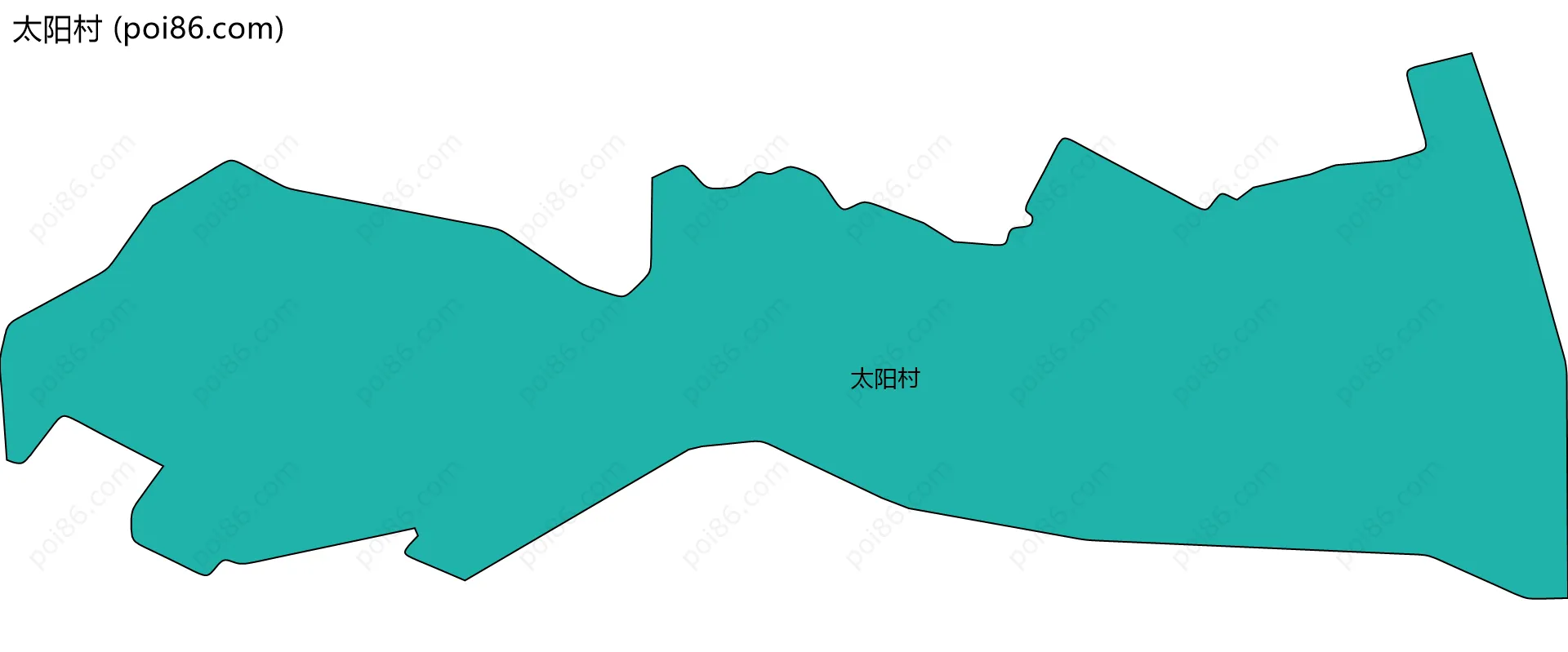 太阳村边界地图