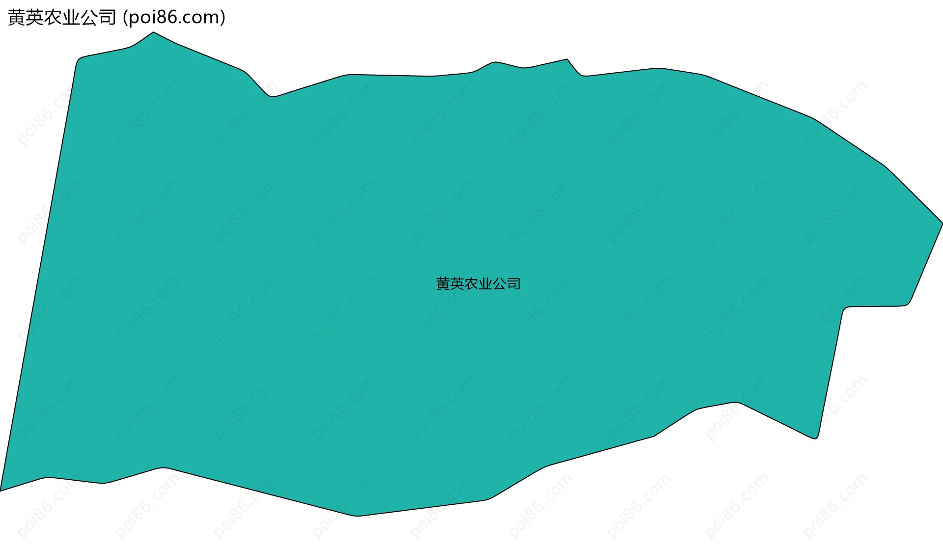 黄英农业公司边界地图