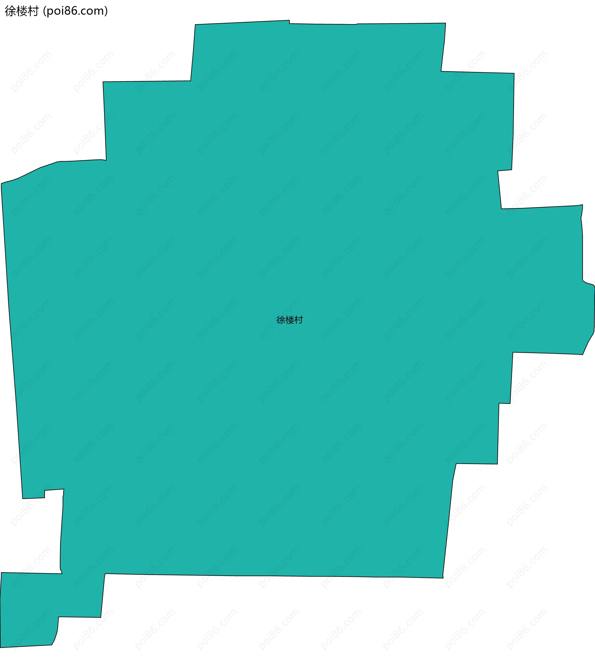 徐楼村边界地图