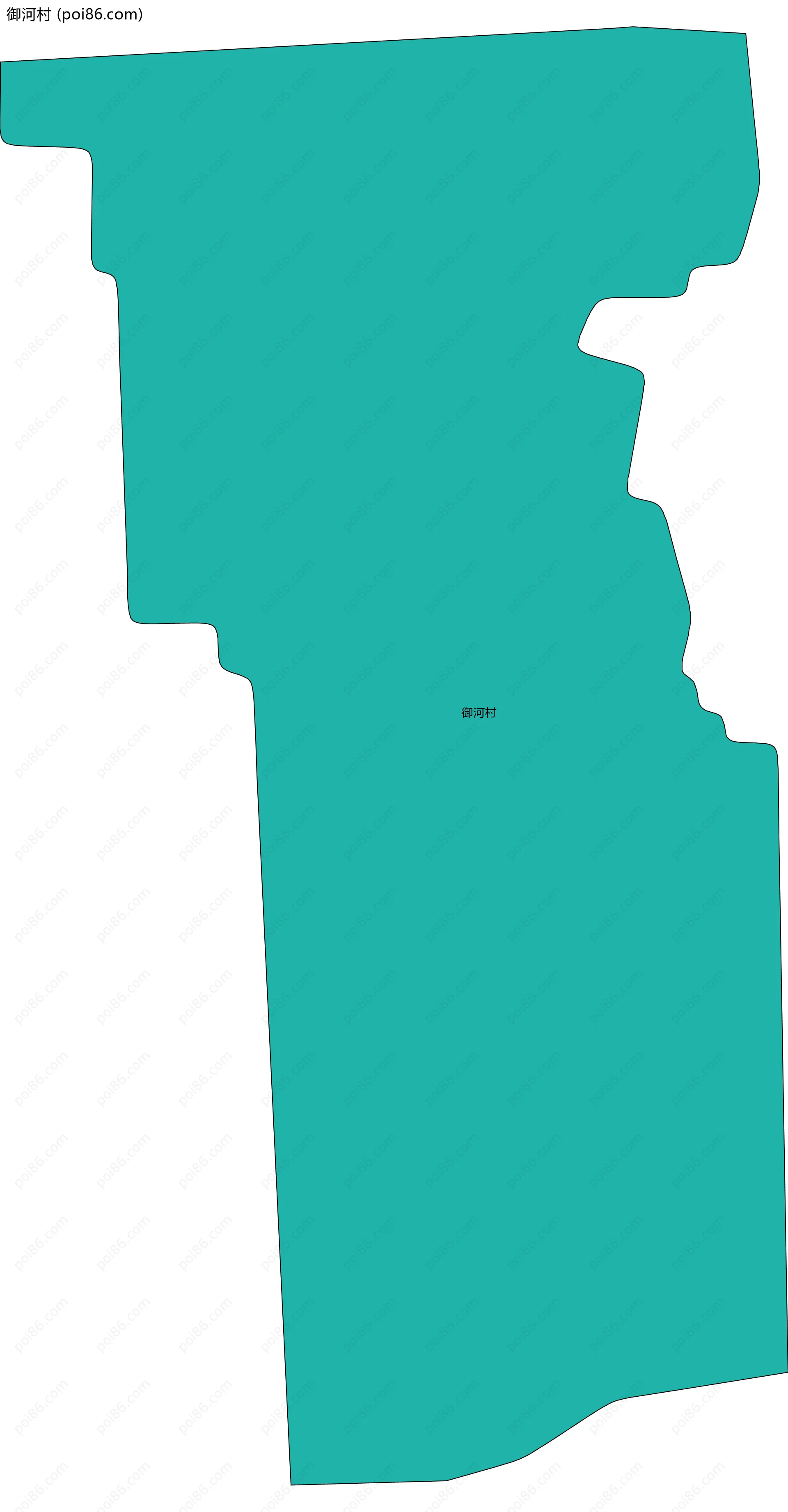 御河村边界地图