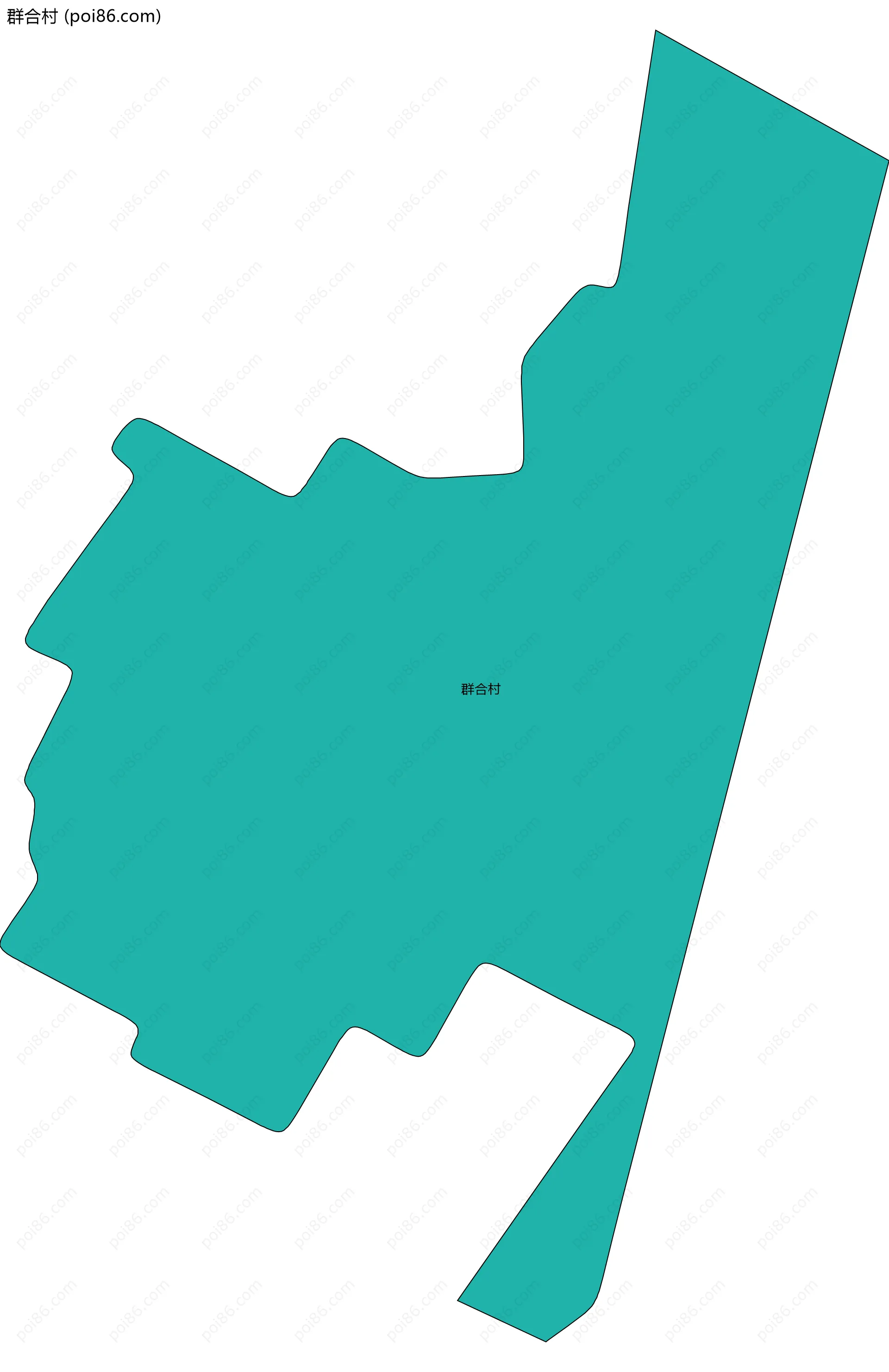 群合村边界地图