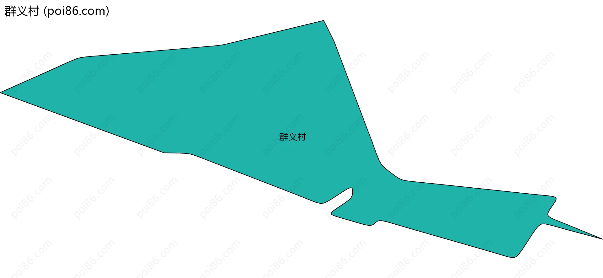 群义村边界地图