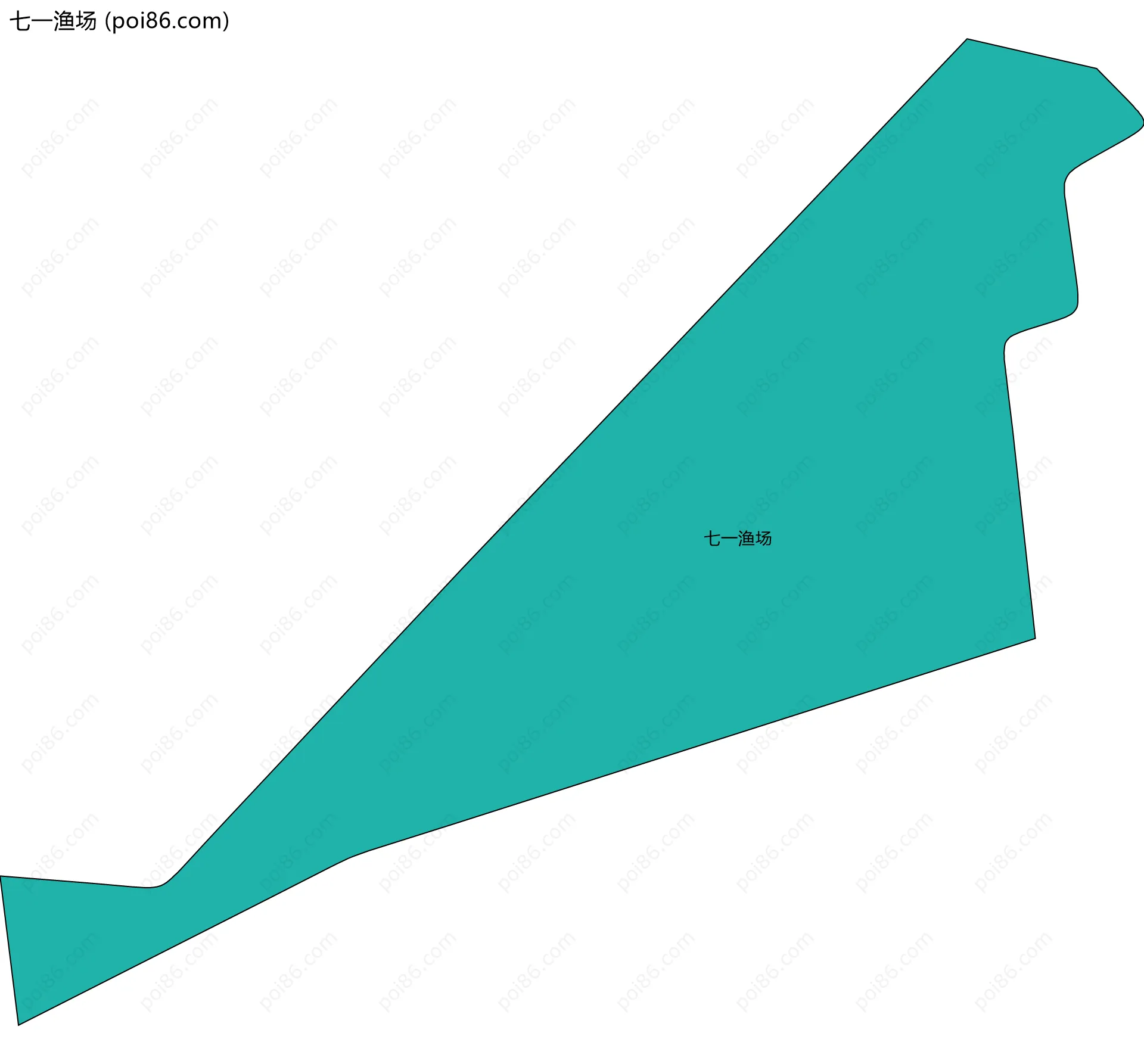 七一渔场边界地图