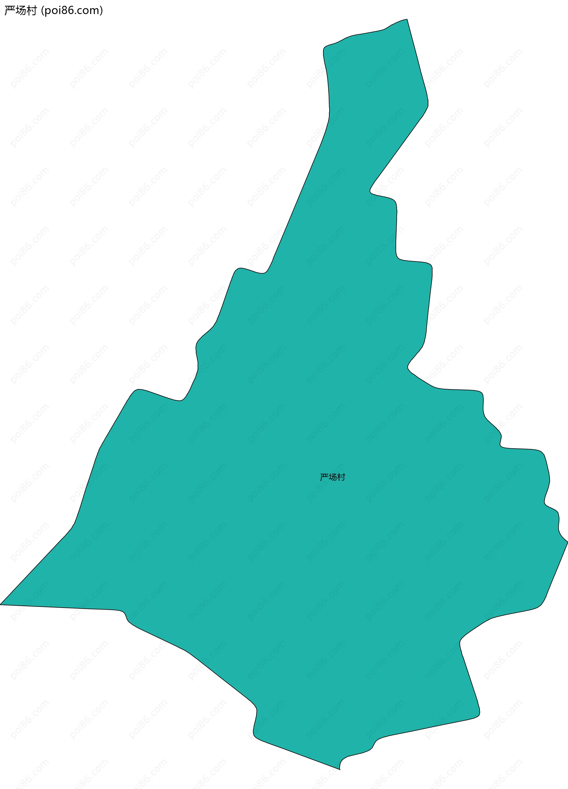 严场村边界地图