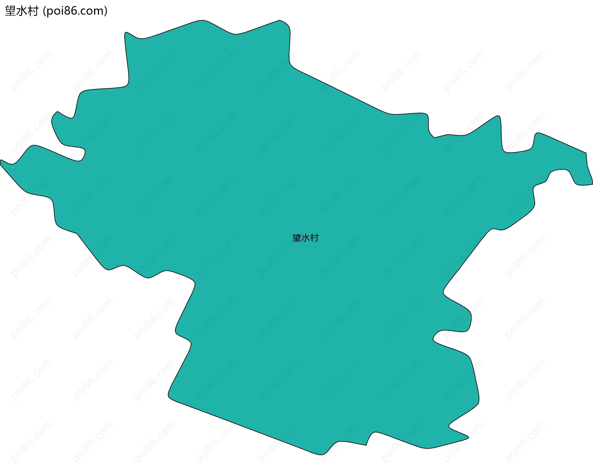 望水村边界地图