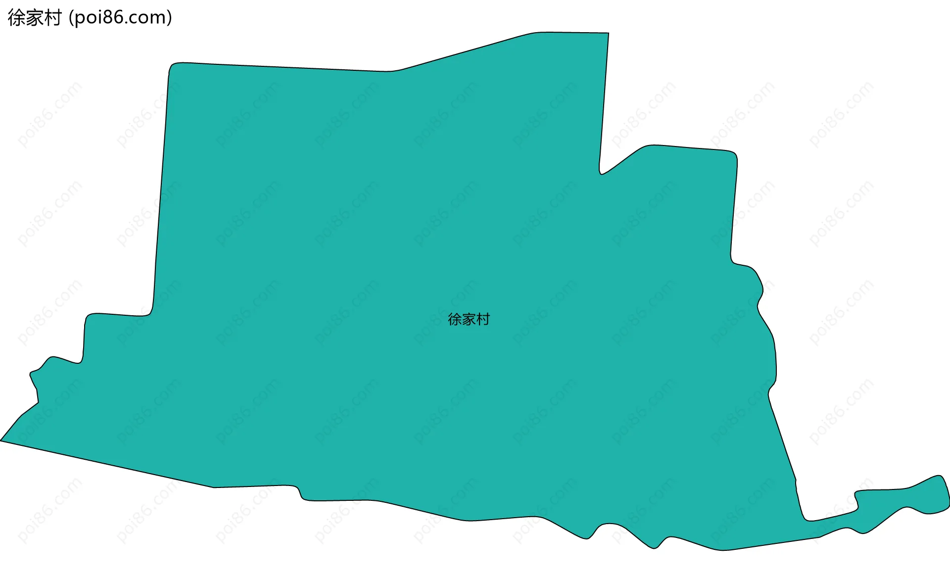 徐家村边界地图