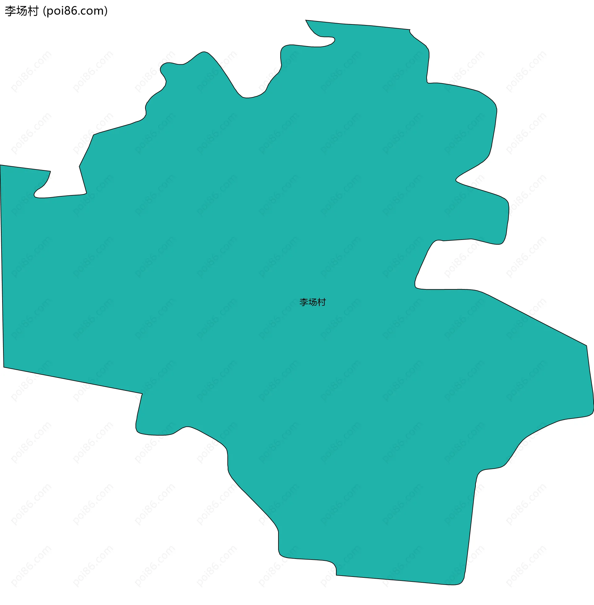 李场村边界地图