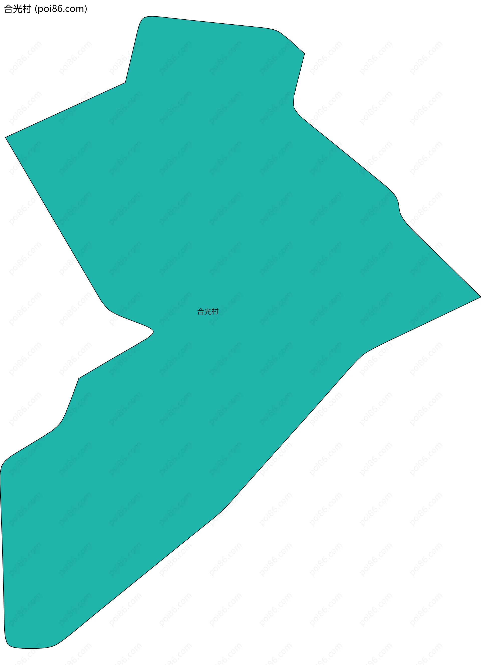 合光村边界地图