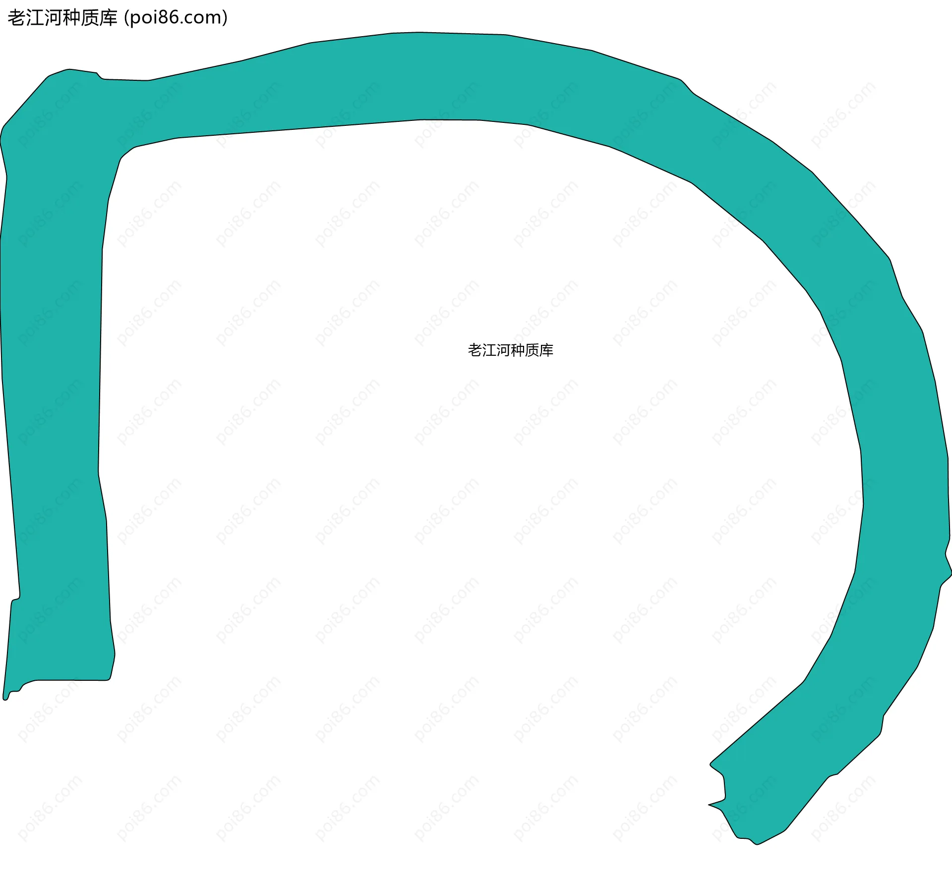 老江河种质库边界地图
