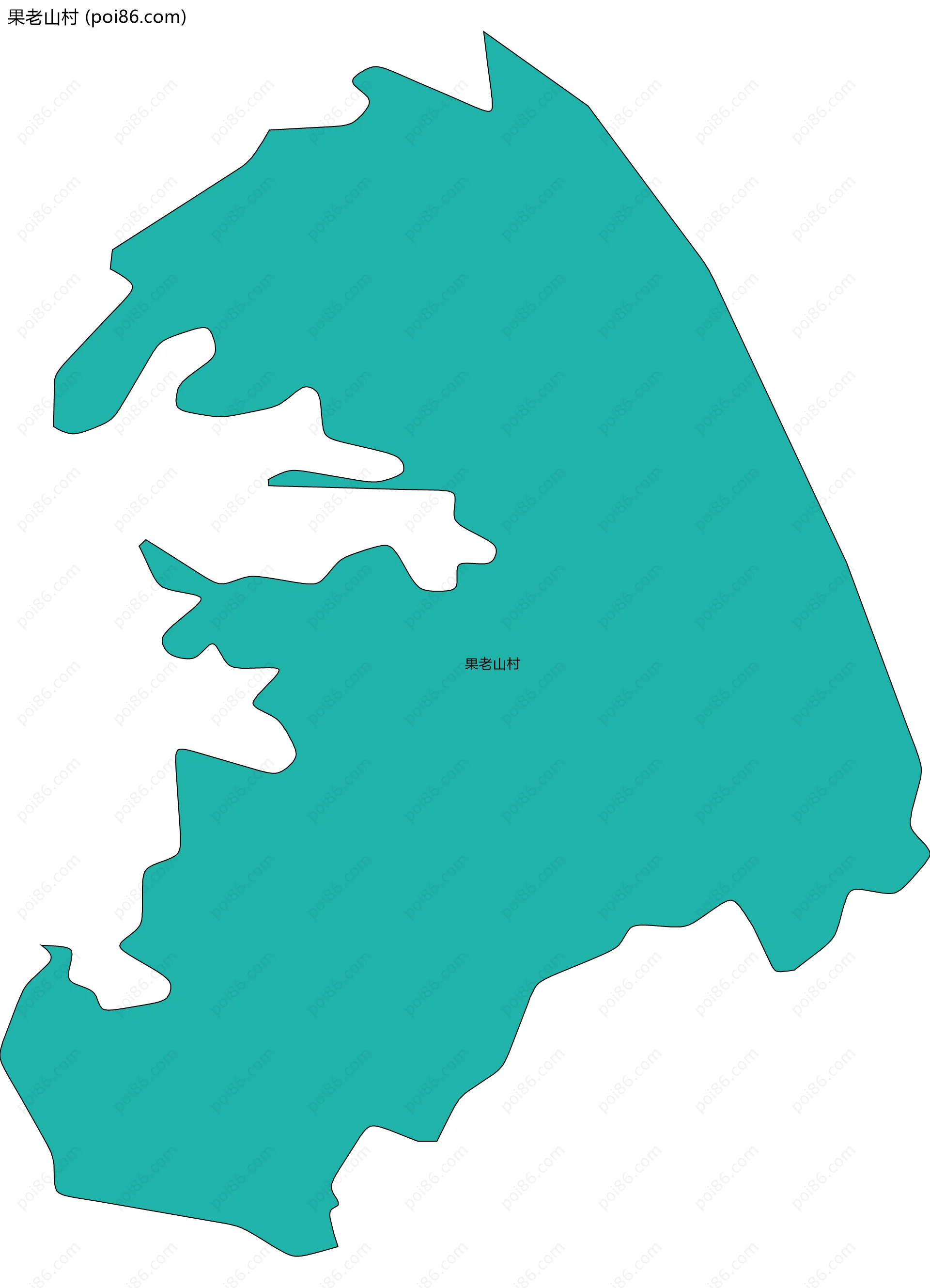 果老山村边界地图