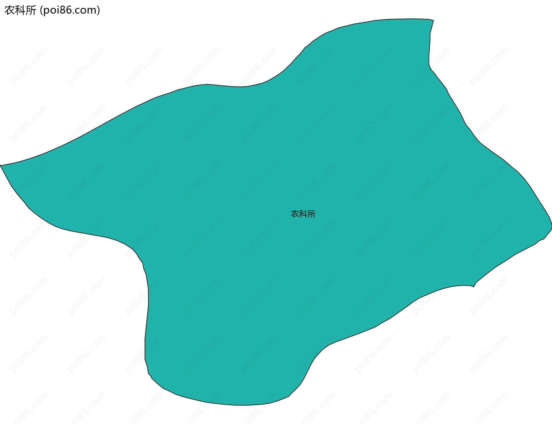 农科所边界地图