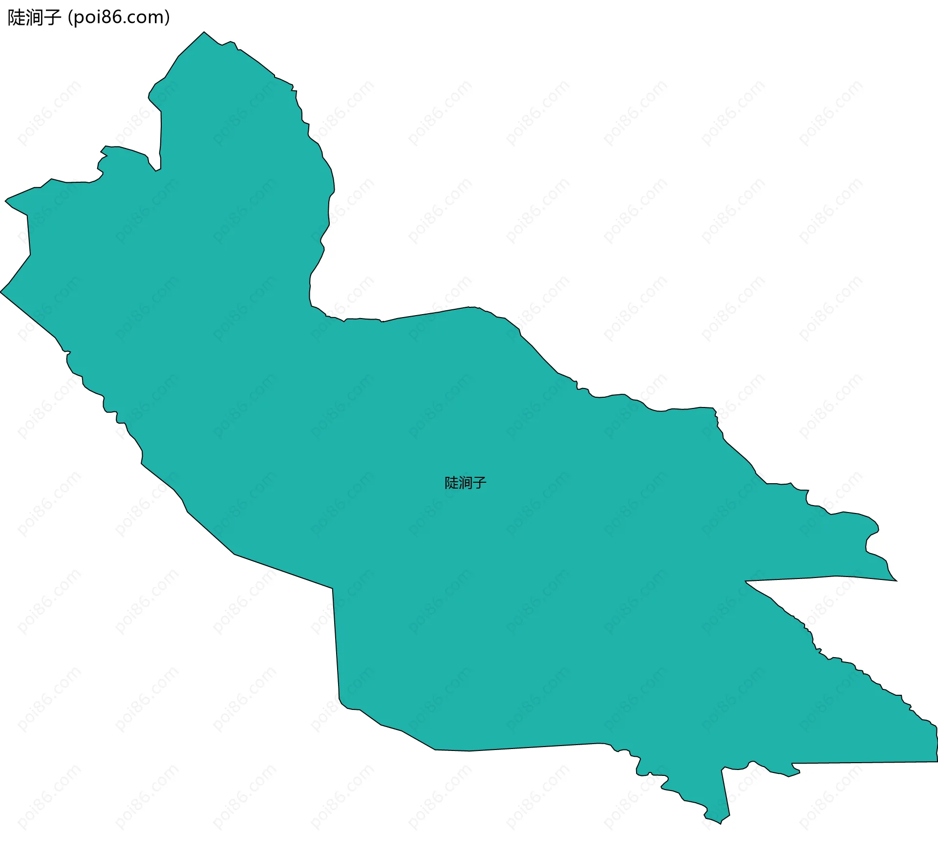 陡涧子边界地图