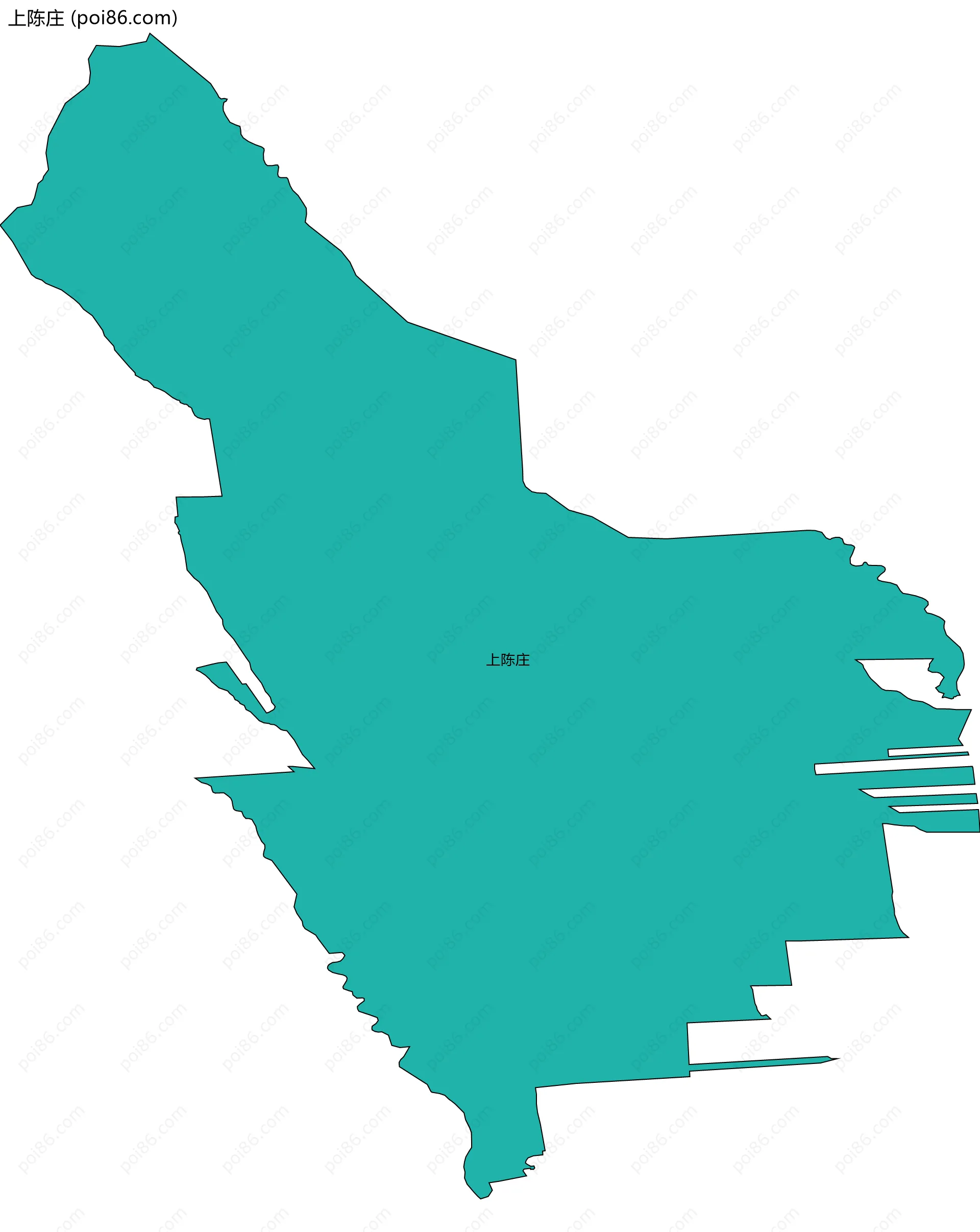 上陈庄边界地图