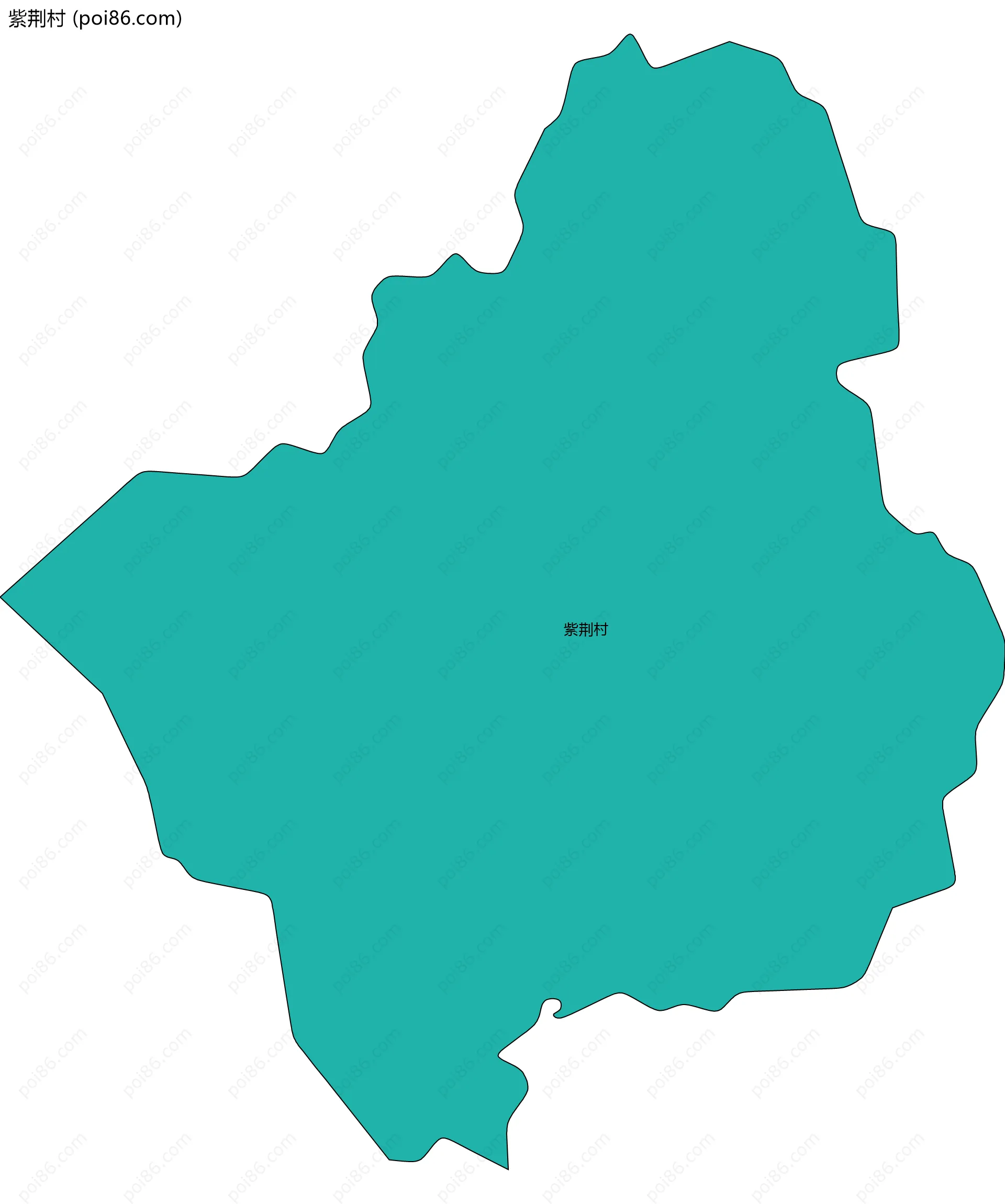 紫荆村边界地图