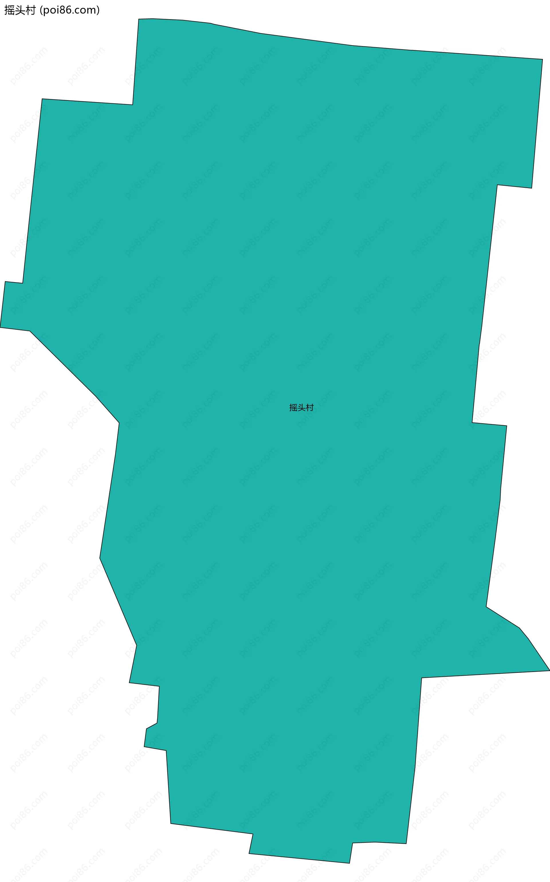 摇头村边界地图