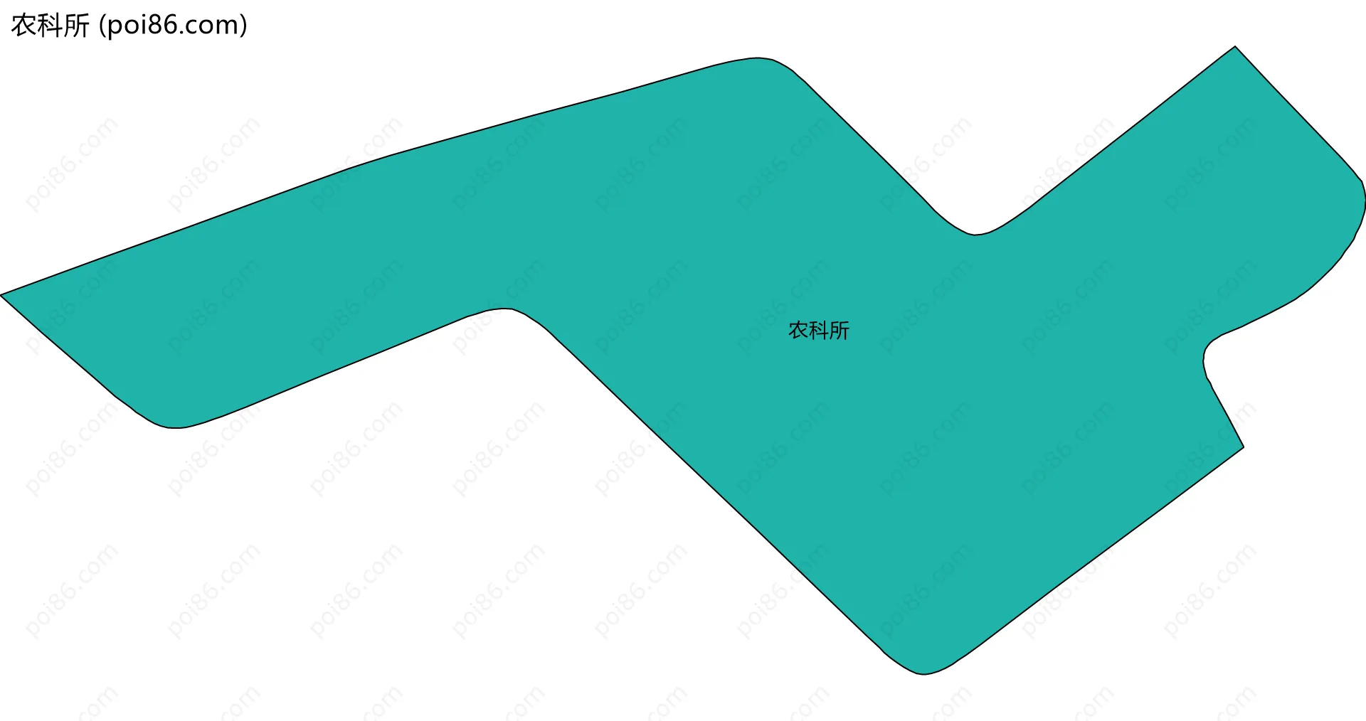 农科所边界地图