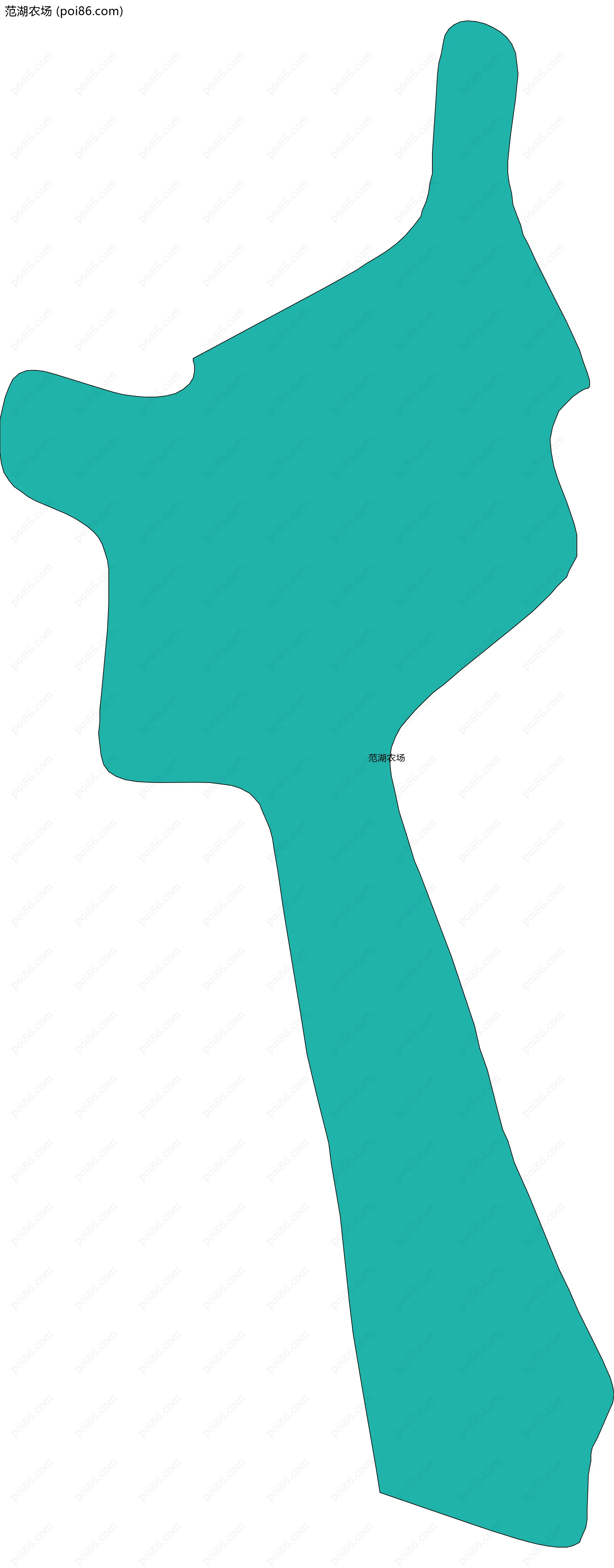 范湖农场边界地图