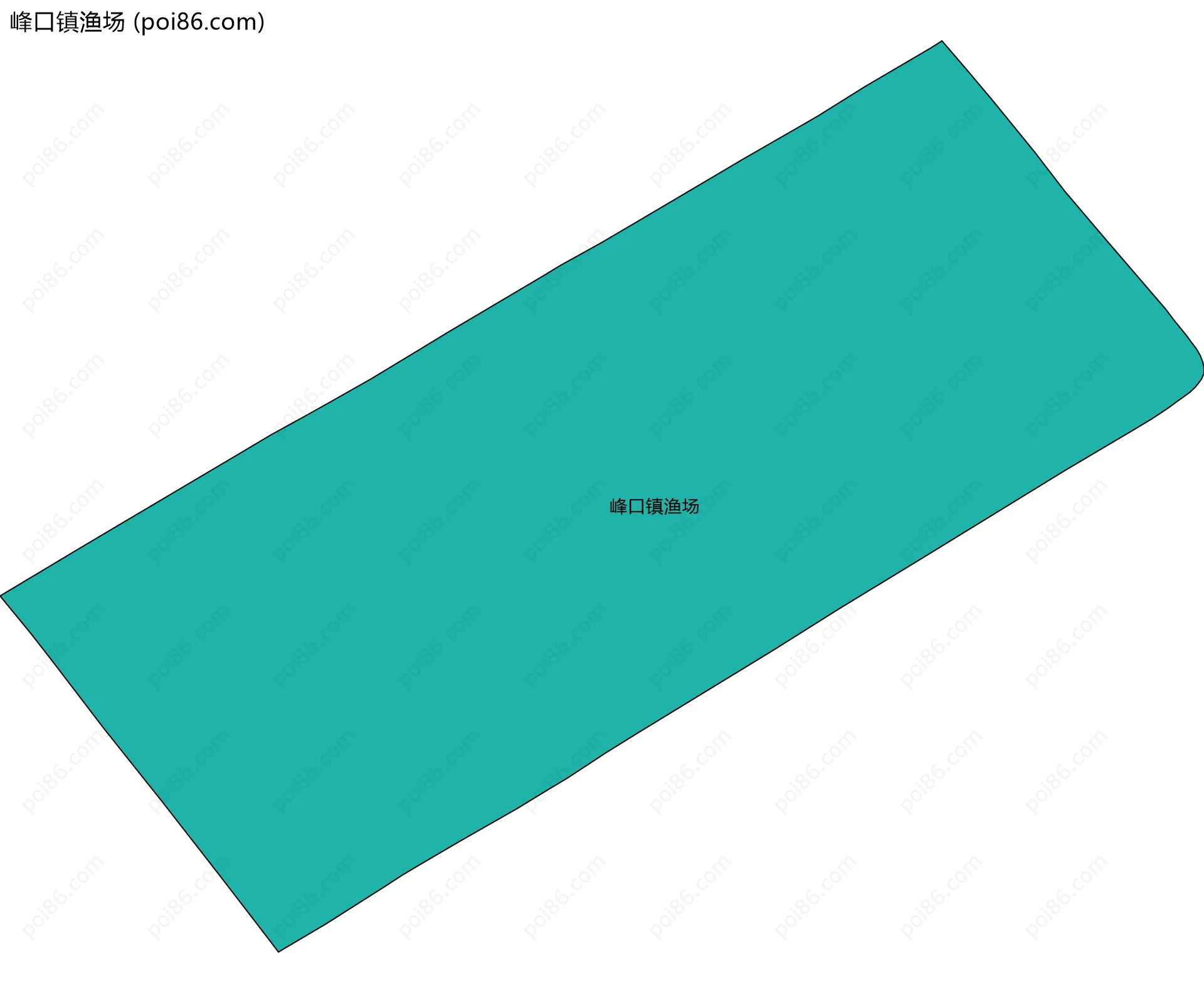 峰口镇渔场边界地图