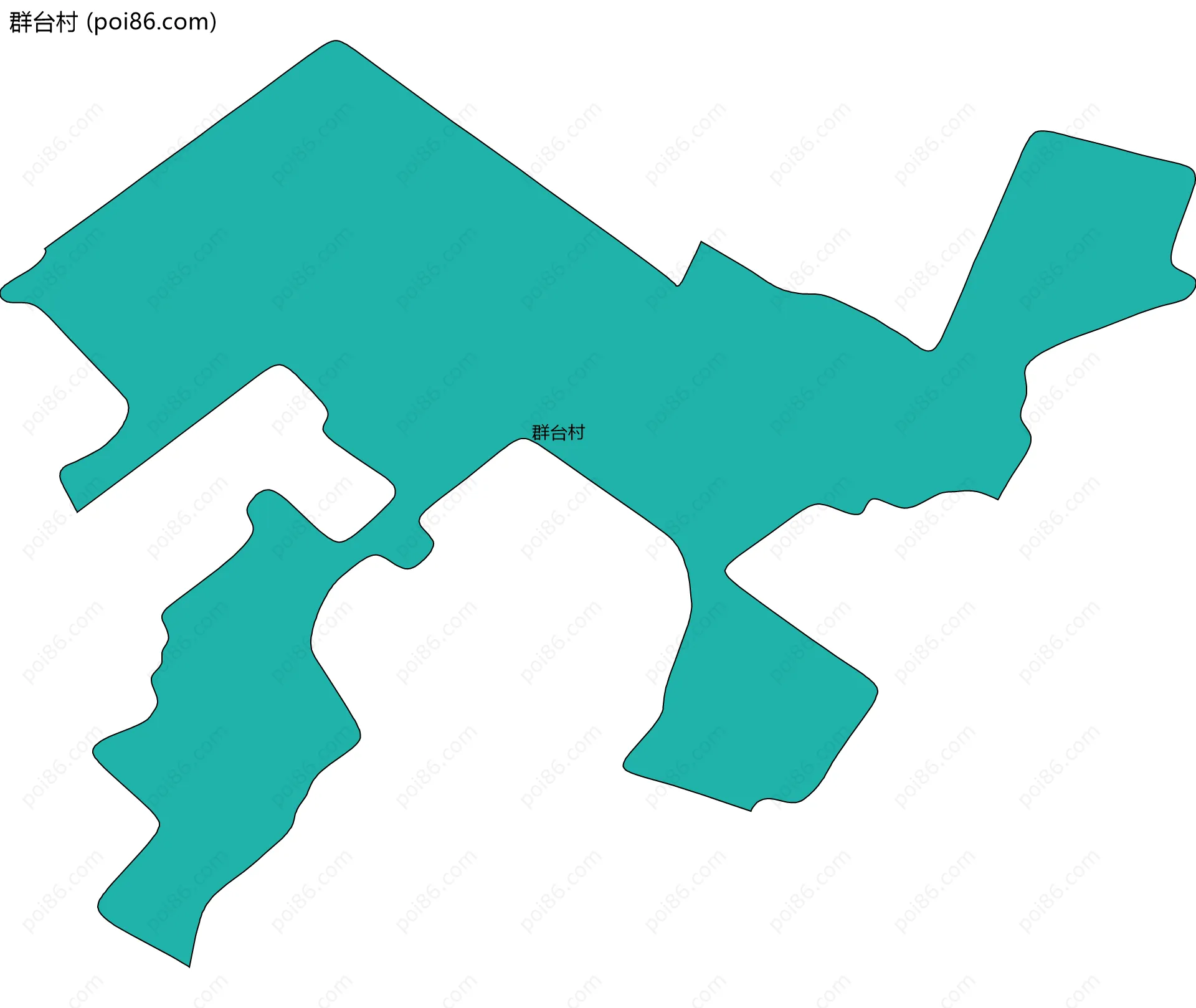 群台村边界地图