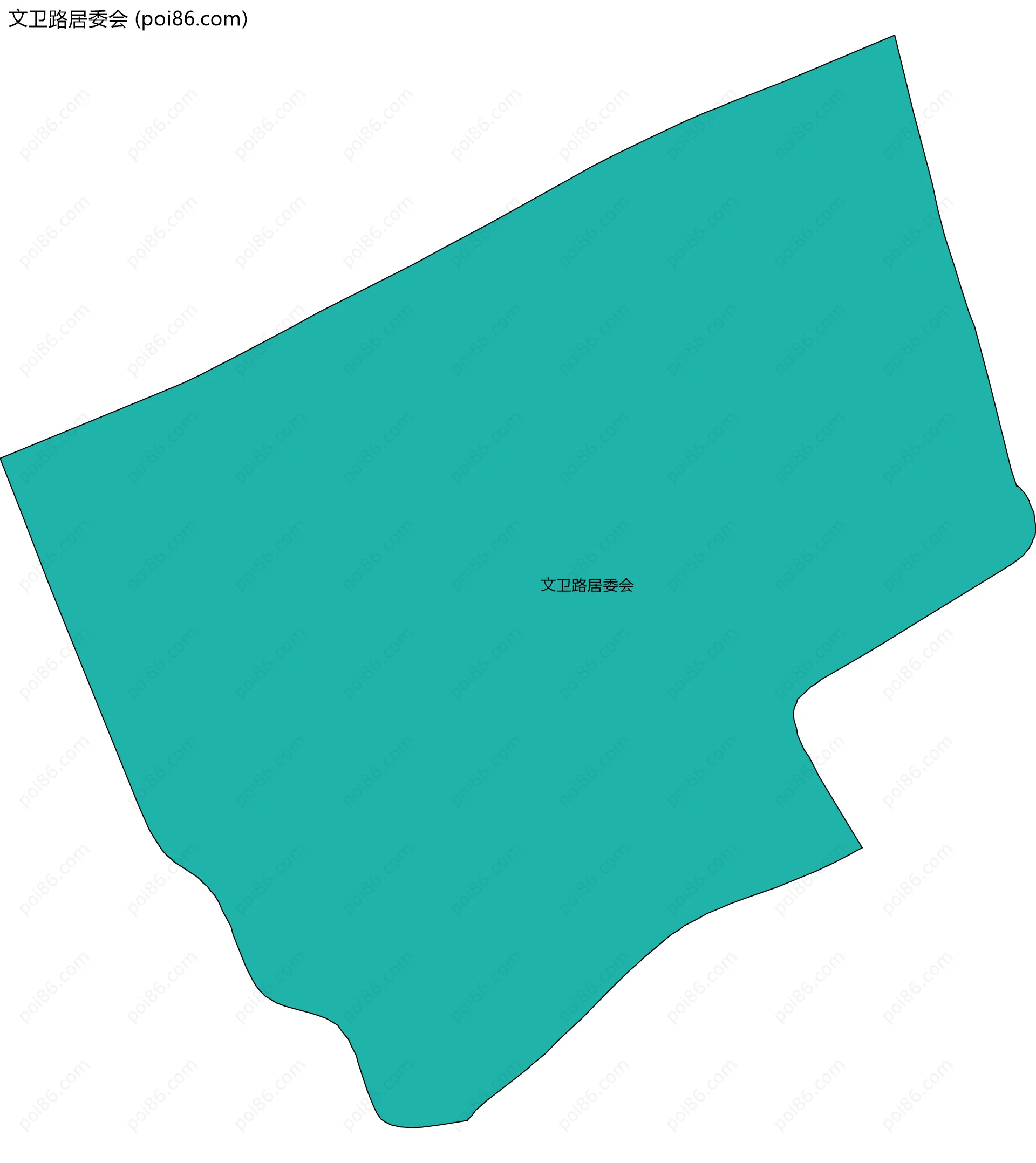 文卫路居委会边界地图