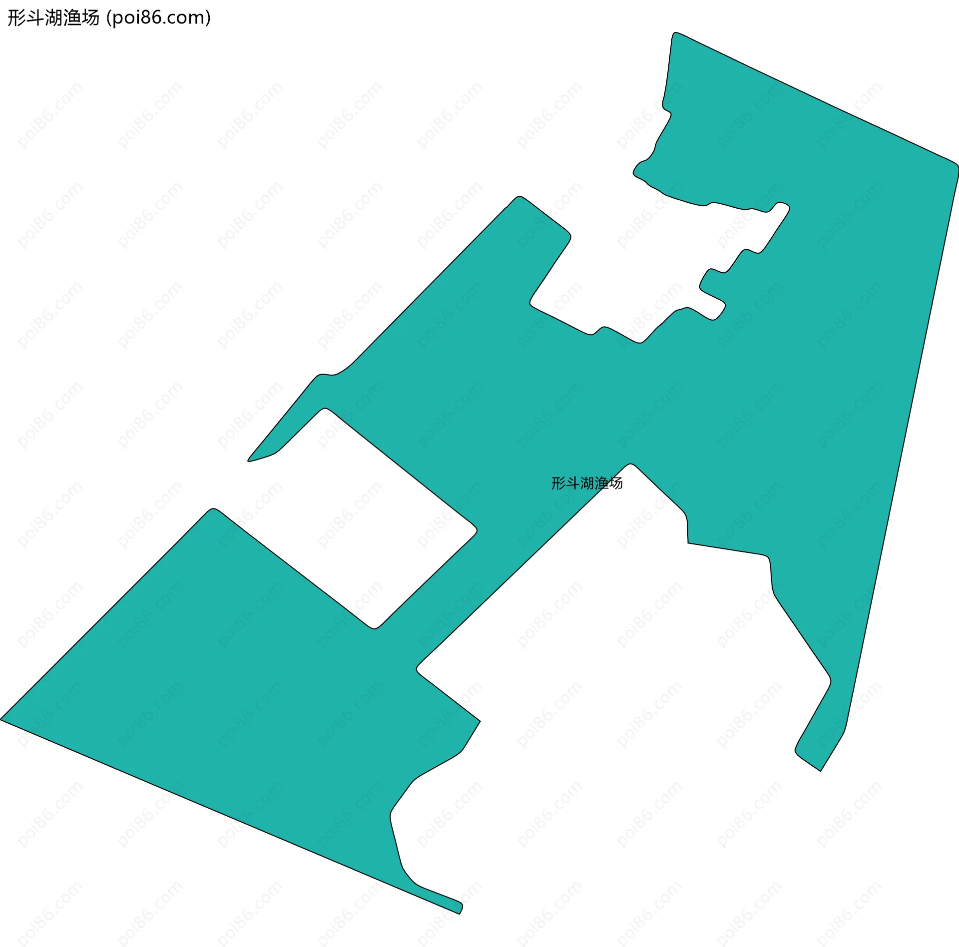 形斗湖渔场边界地图