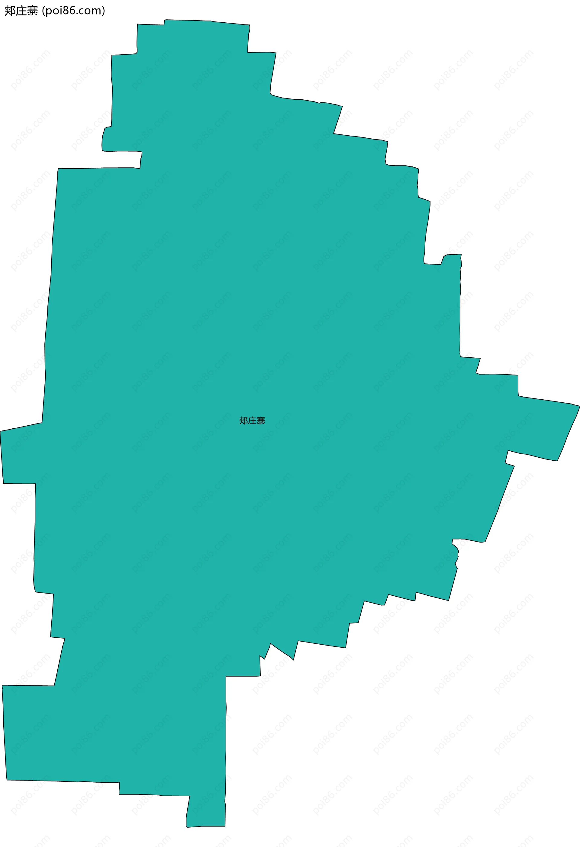 郏庄寨边界地图