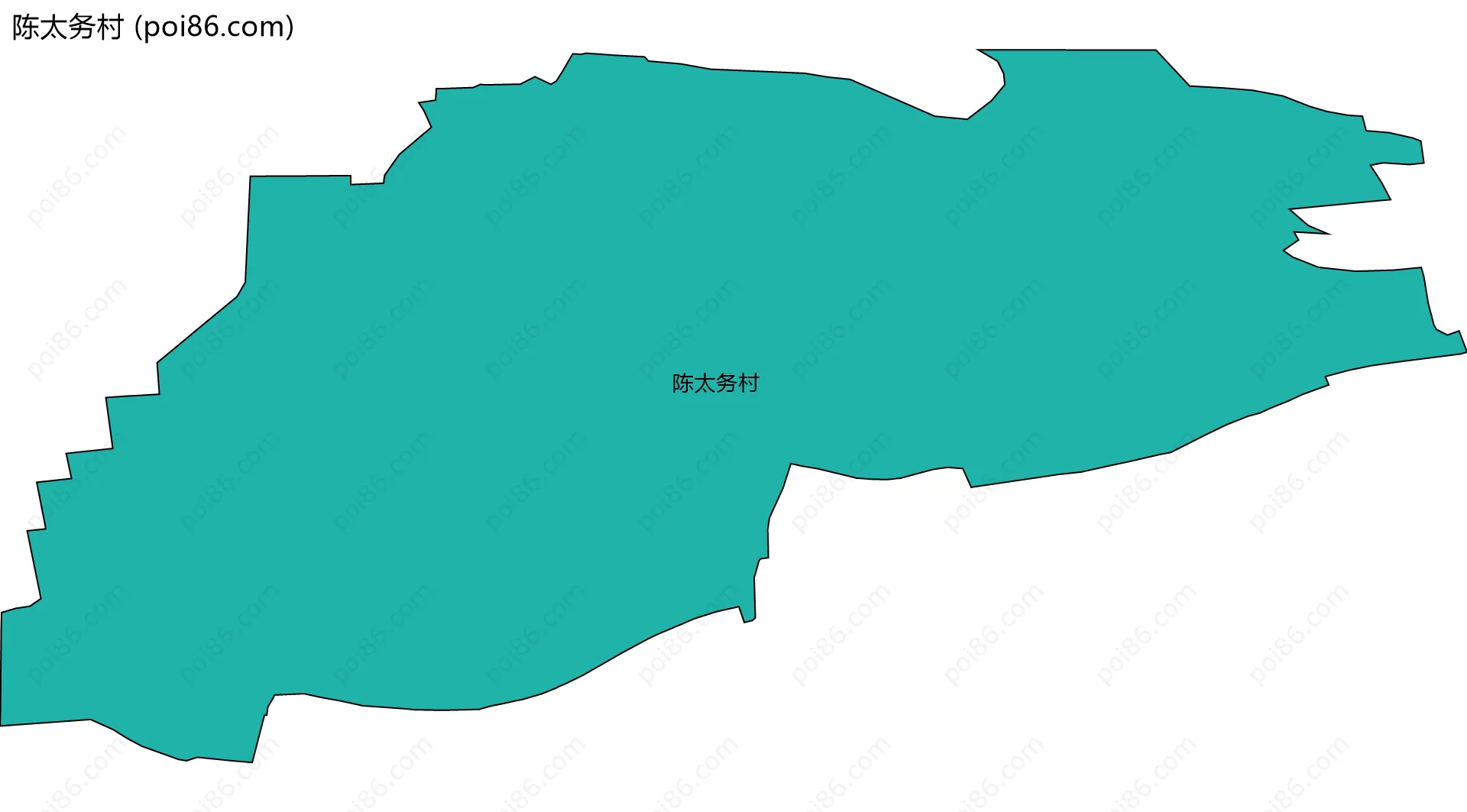 陈太务村边界地图
