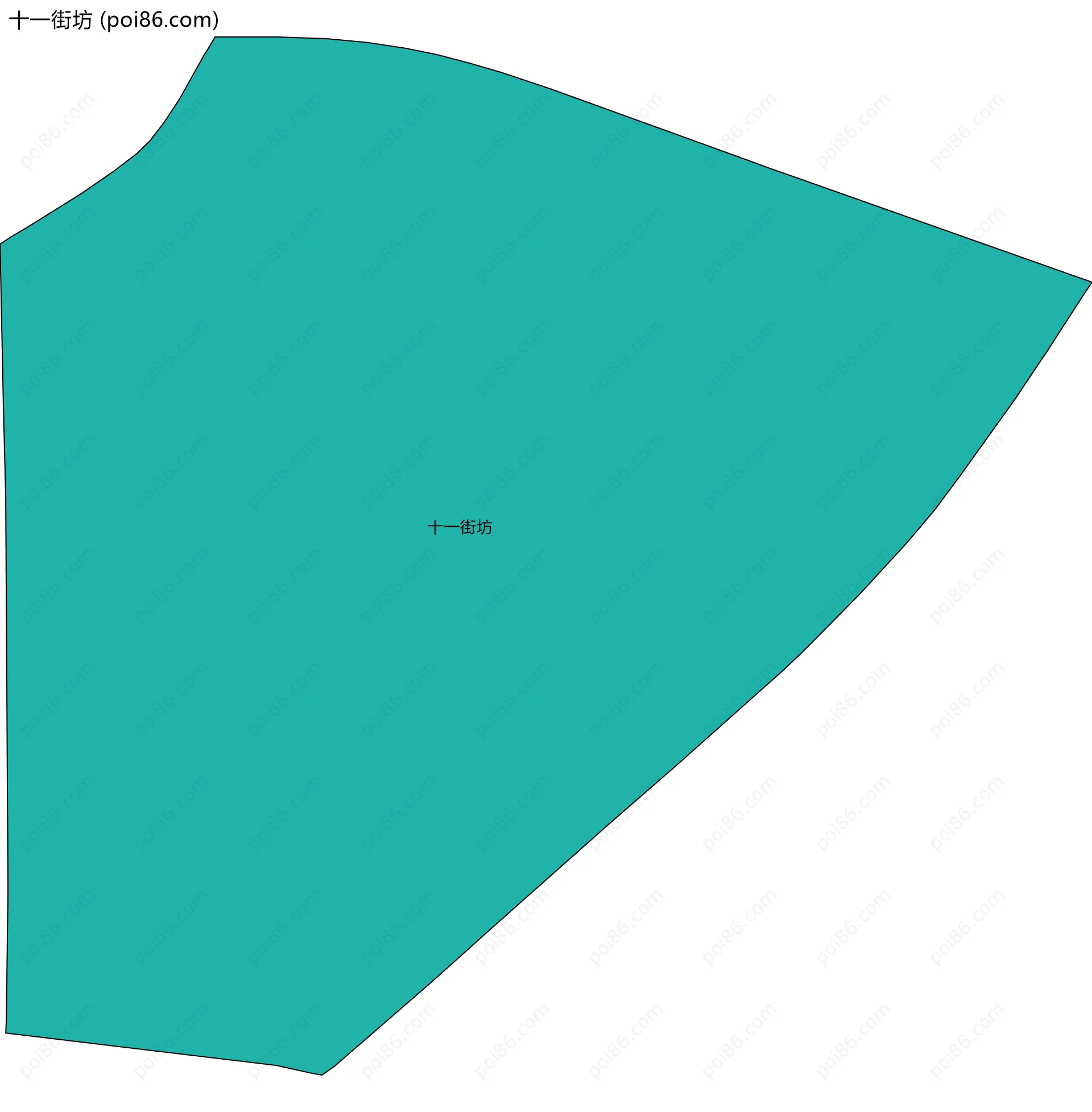 十一街坊边界地图