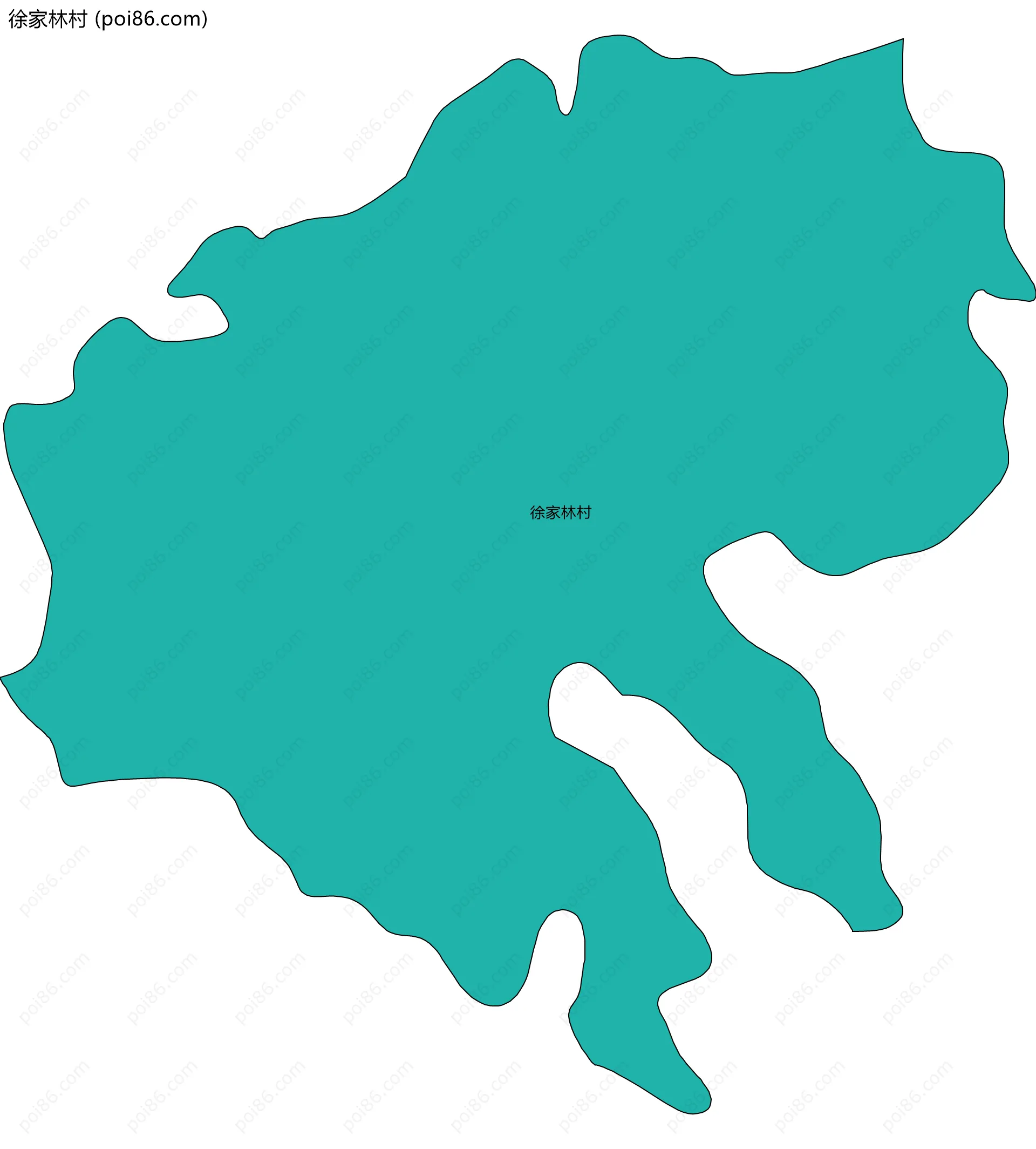 徐家林村边界地图