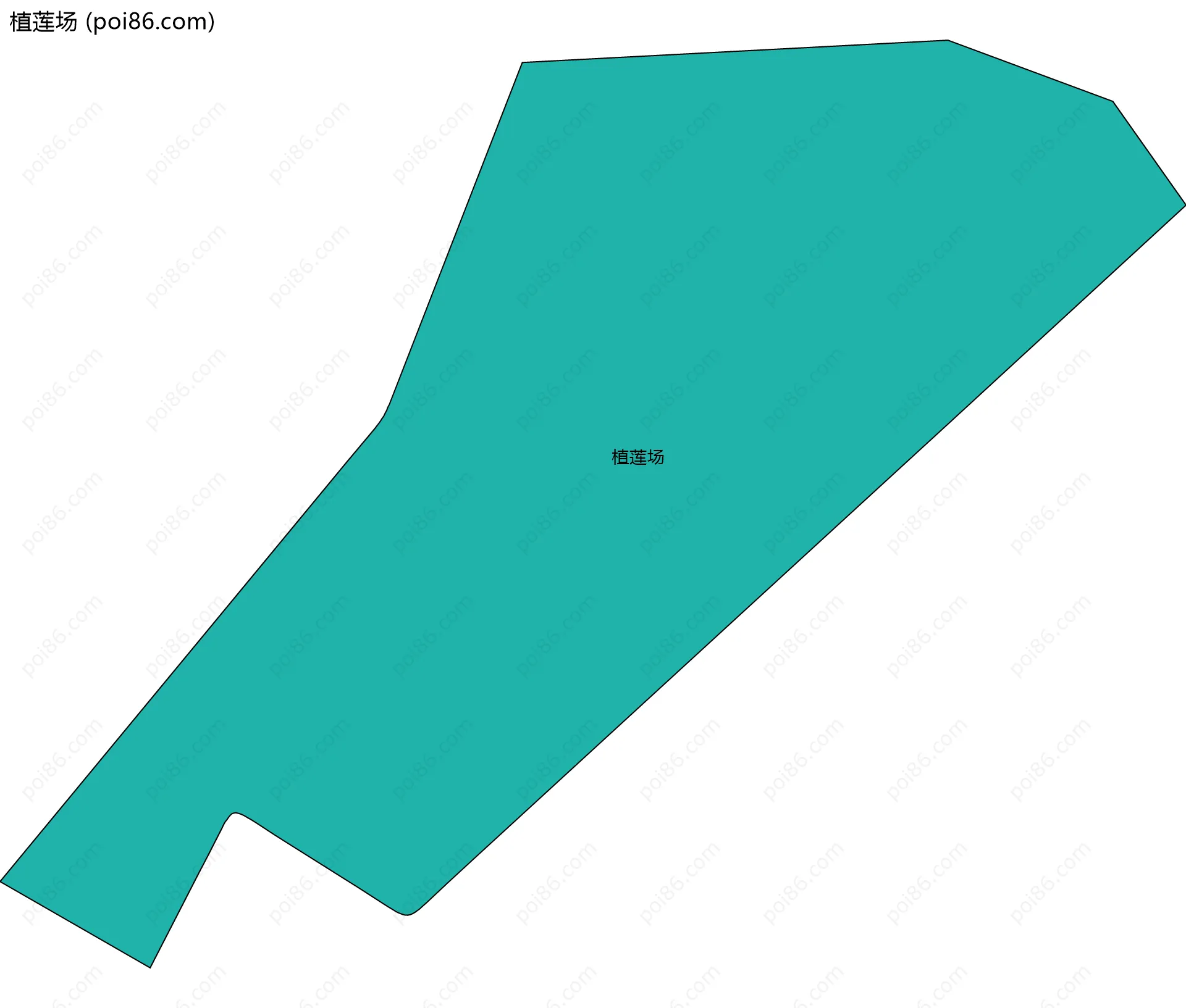 植莲场边界地图