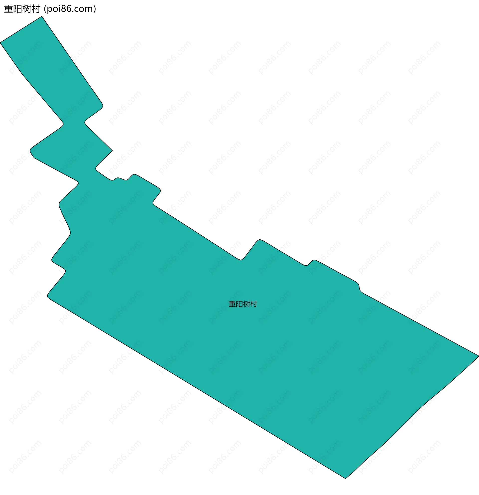 重阳树村边界地图