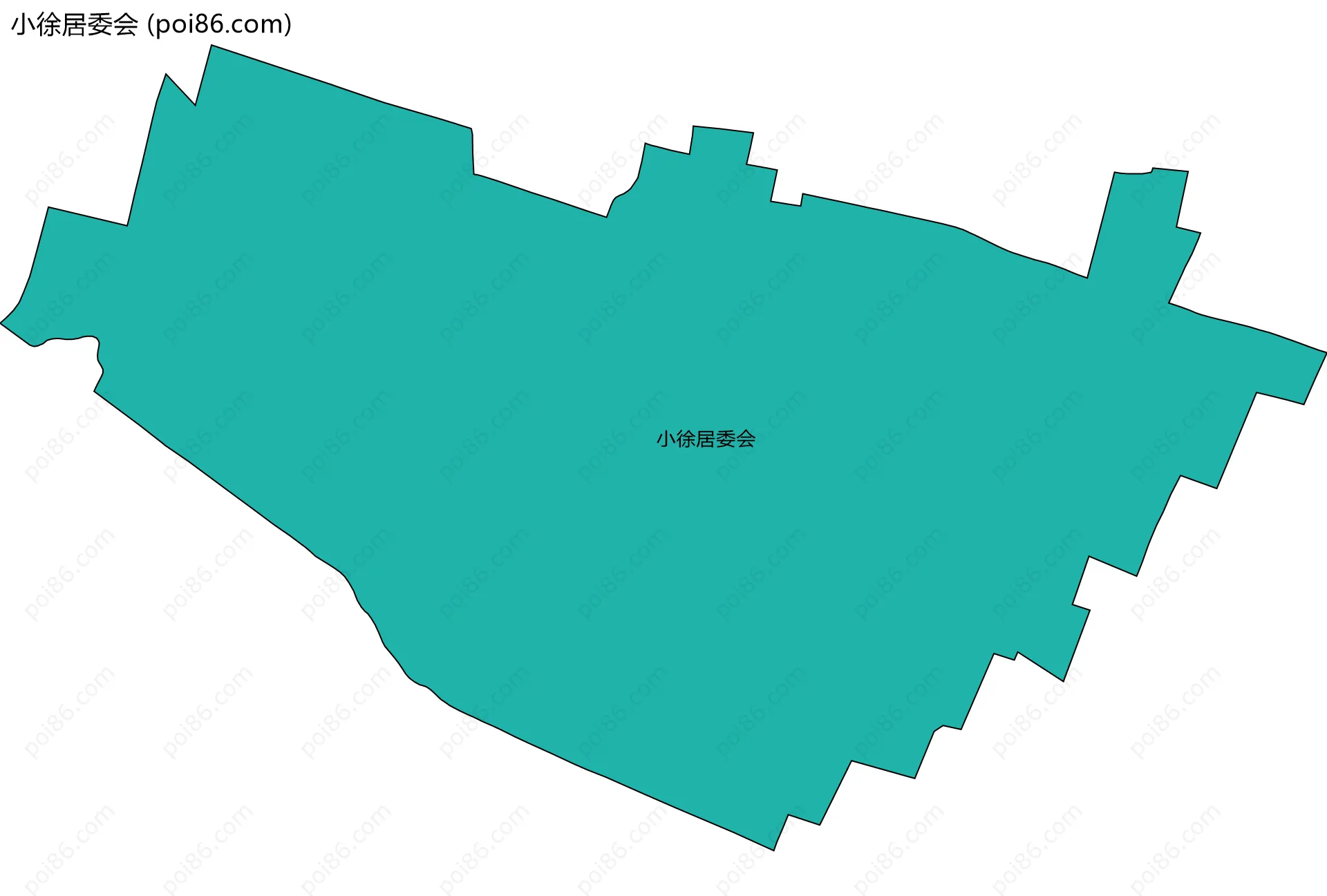 小徐居委会边界地图