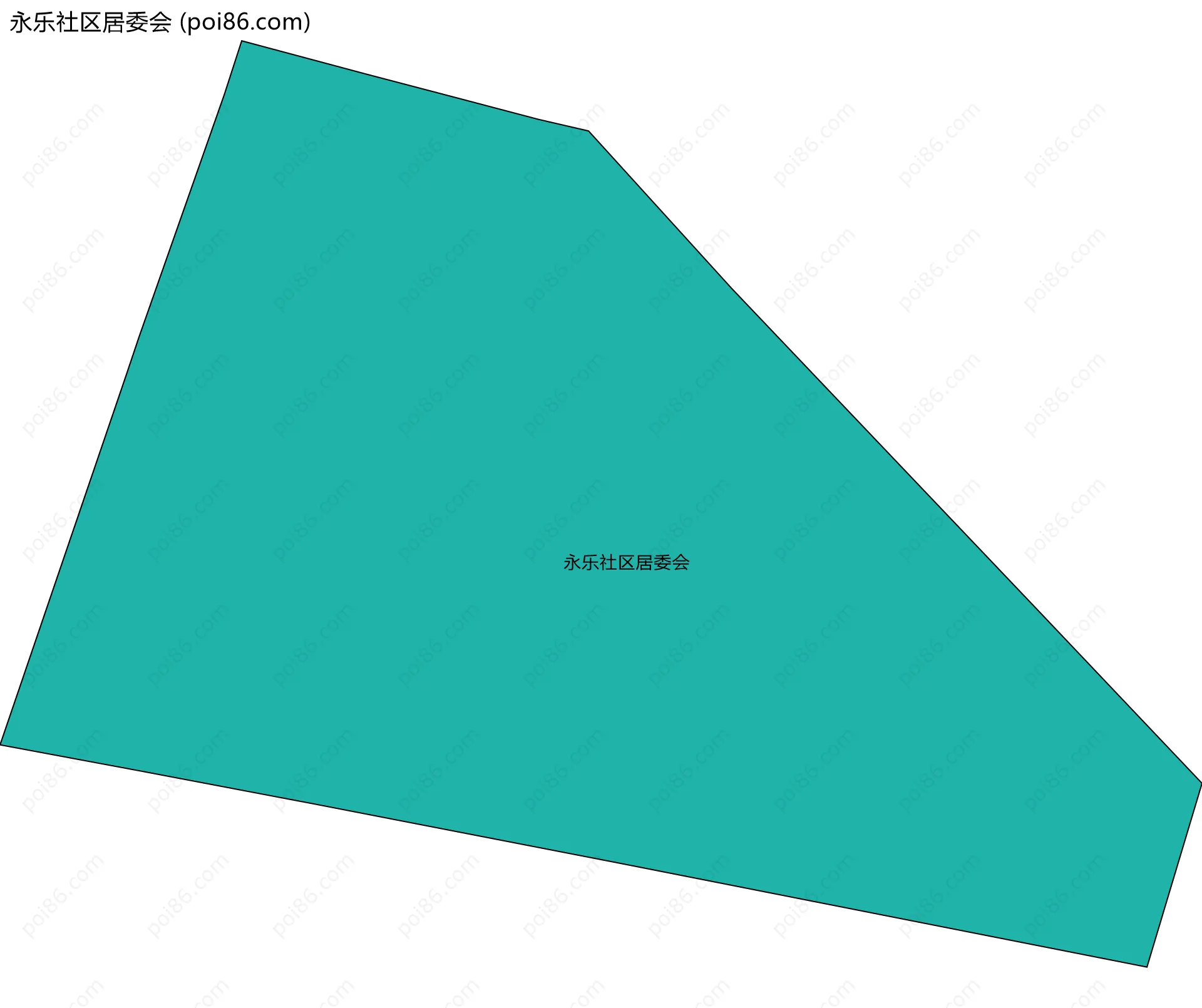 永乐社区居委会边界地图