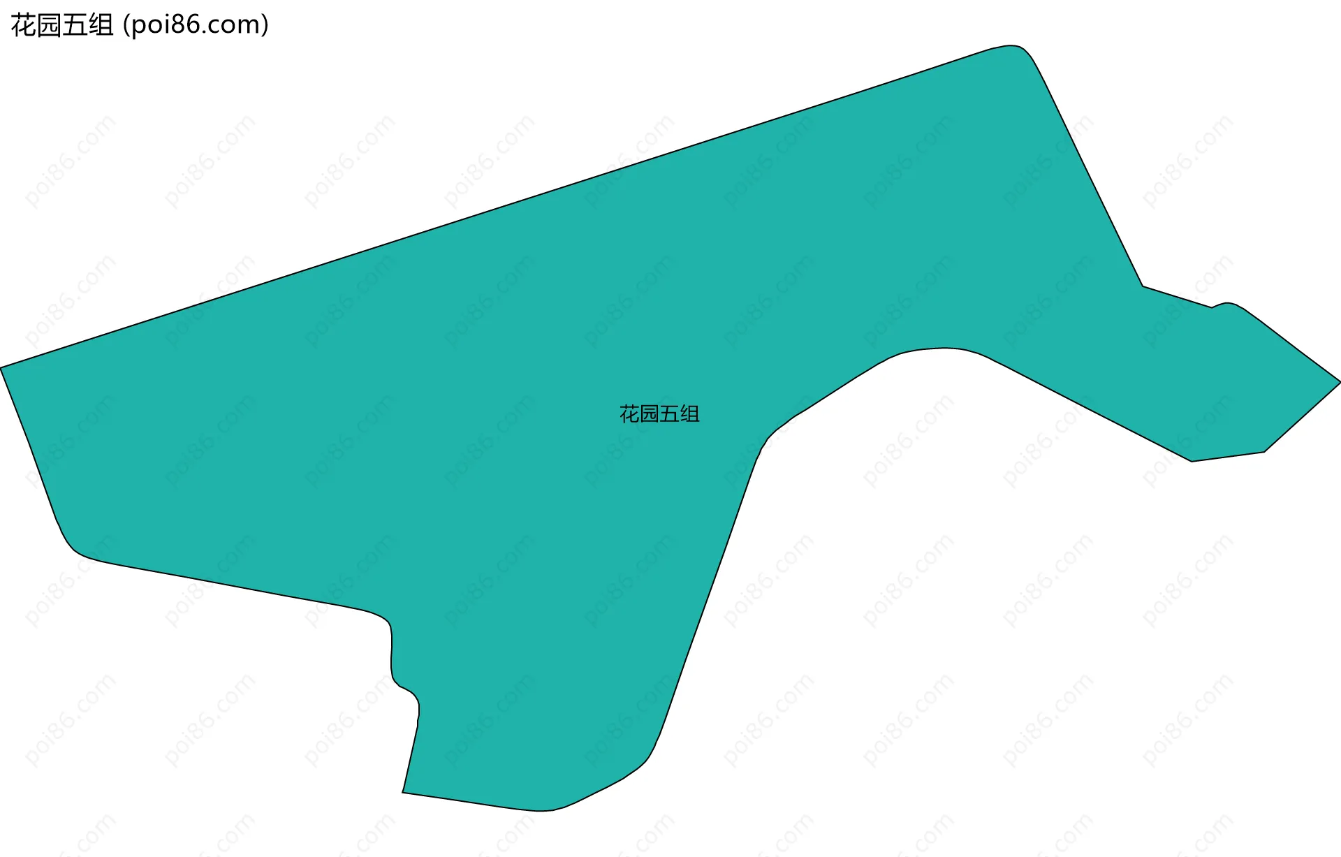 花园五组边界地图
