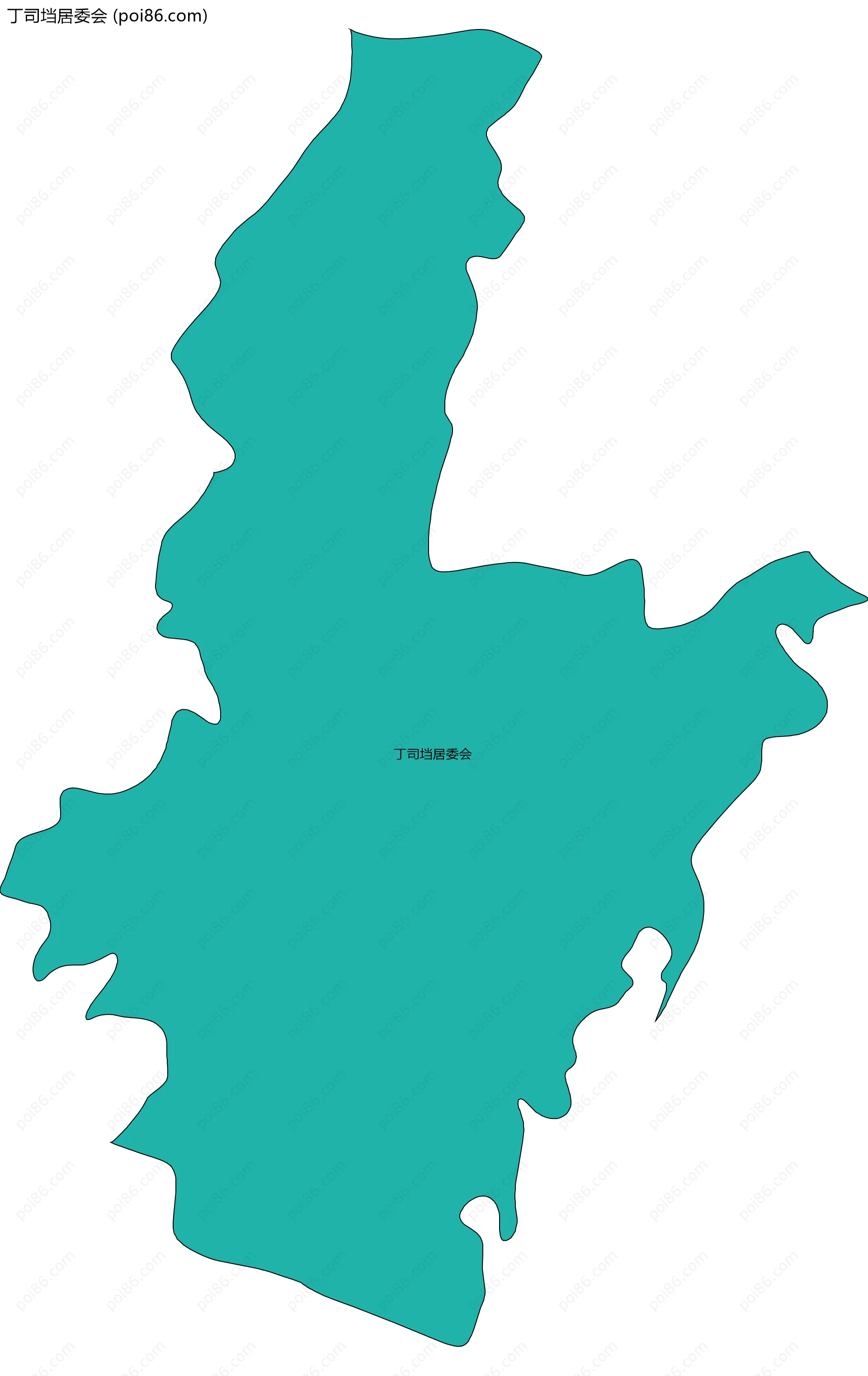 丁司垱居委会边界地图