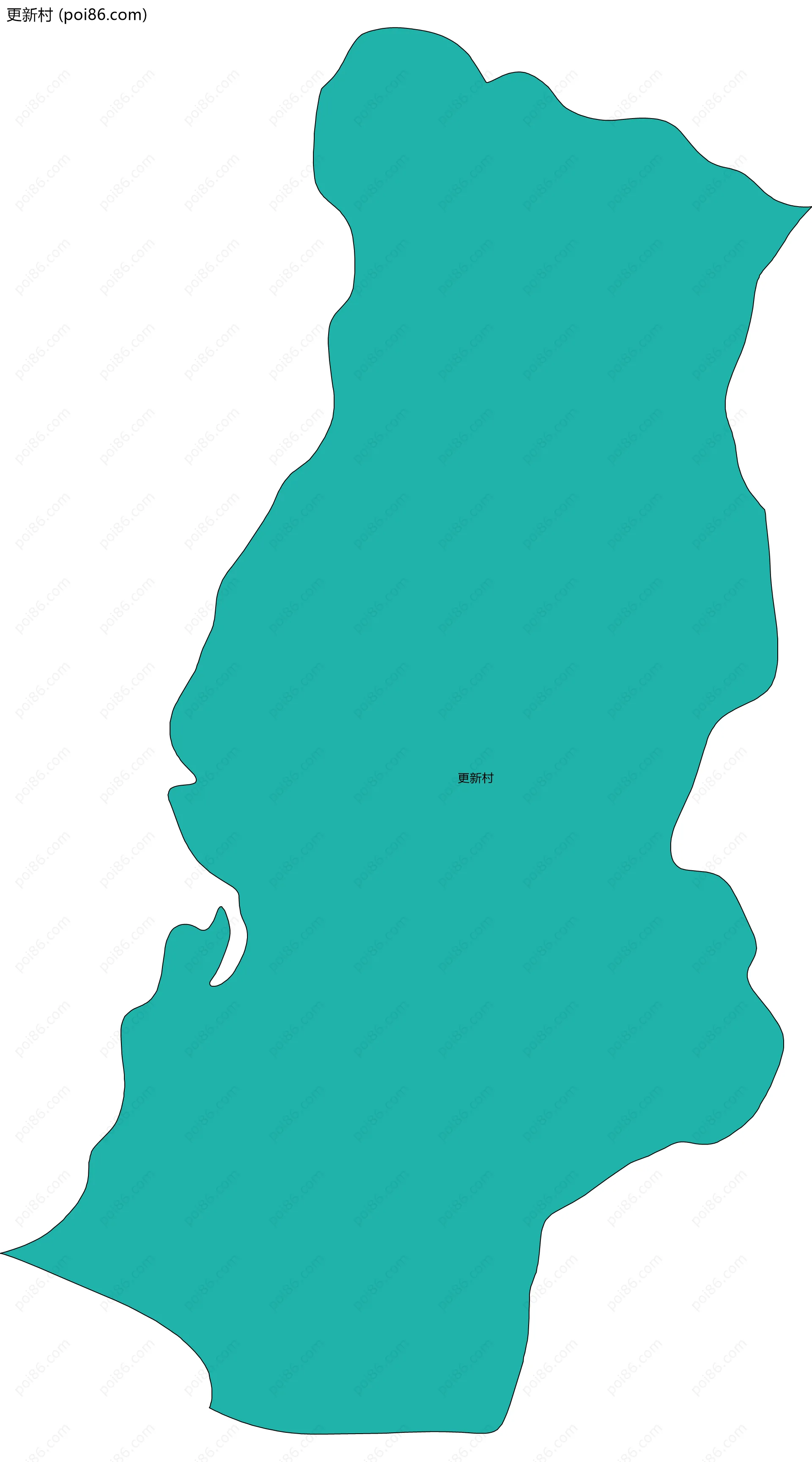 更新村边界地图