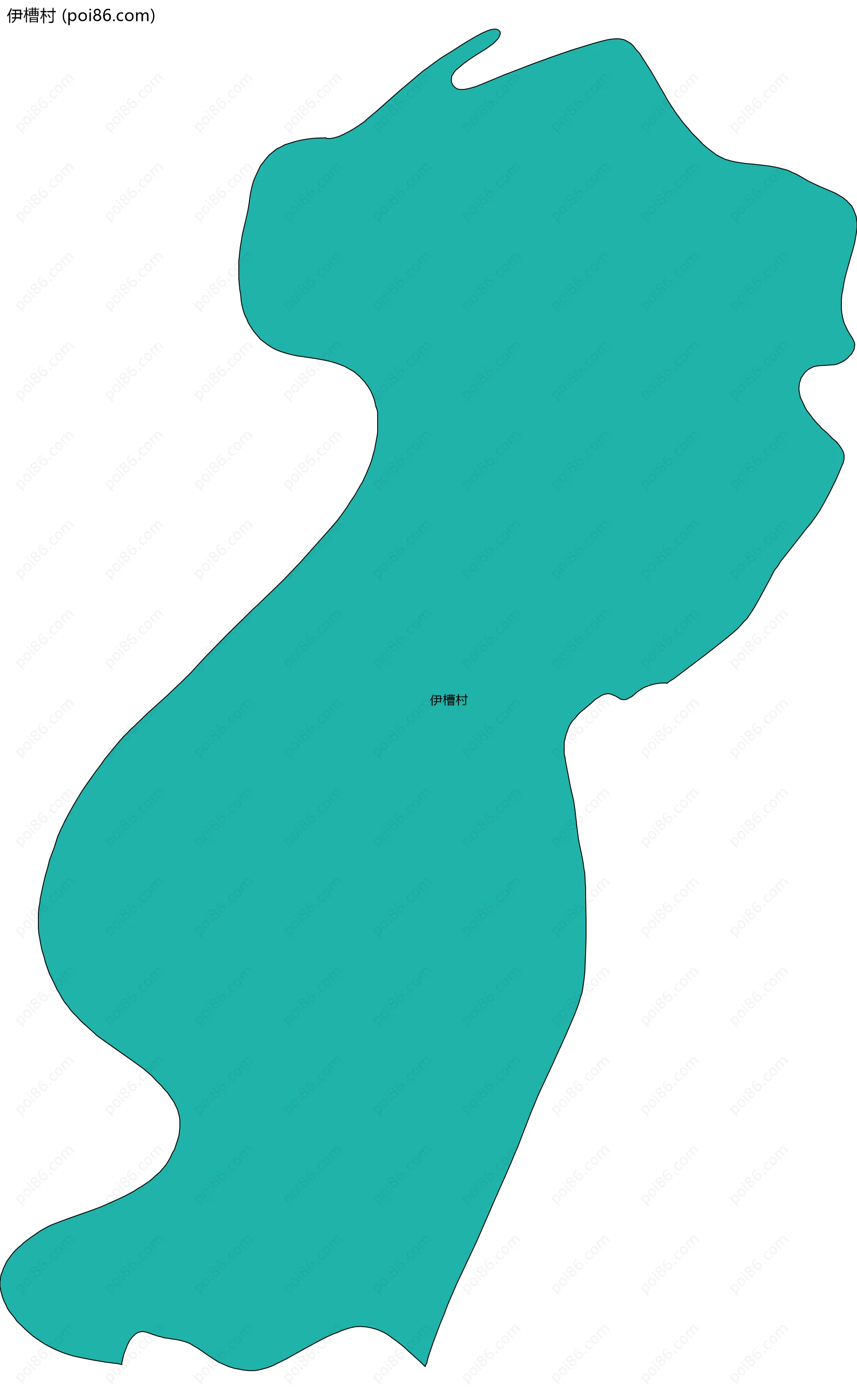 伊槽村边界地图