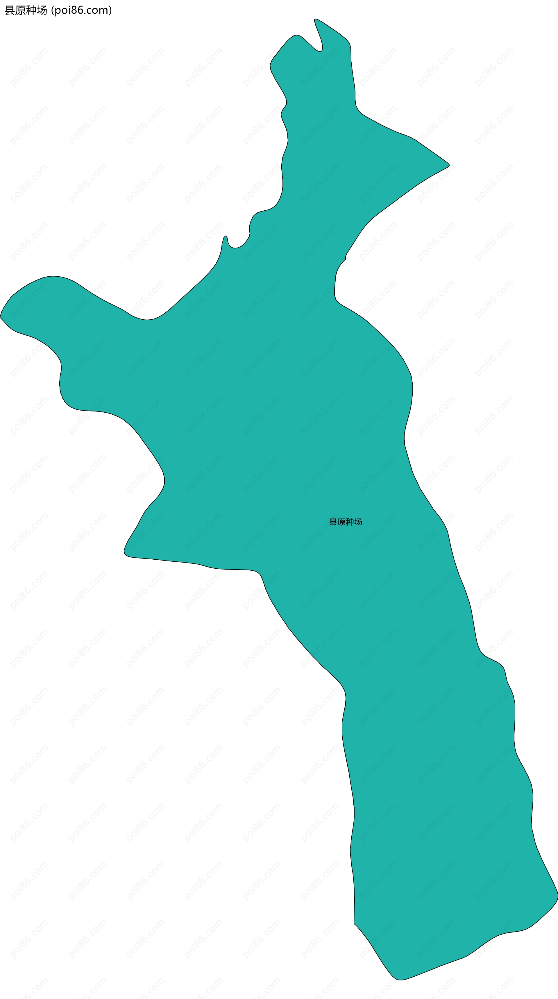 县原种场边界地图