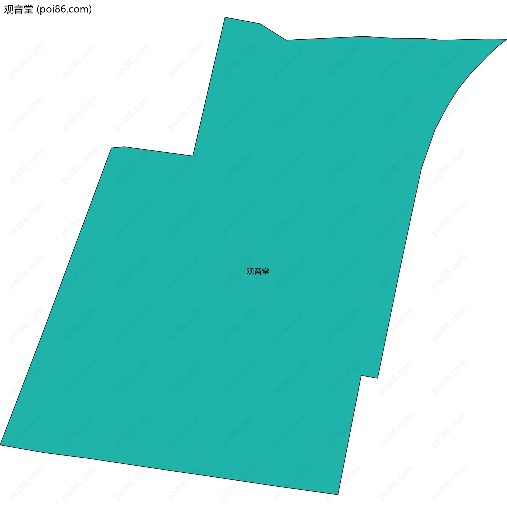 观音堂边界地图