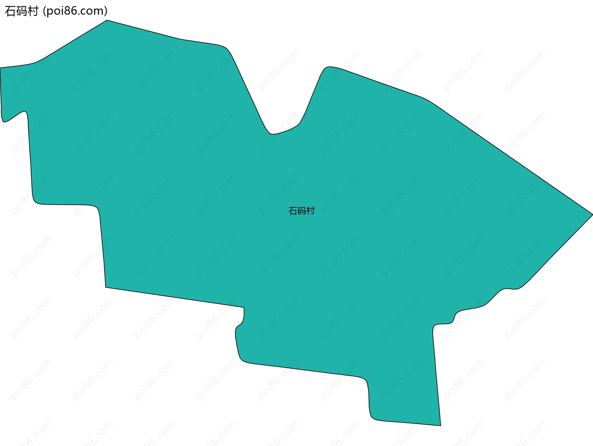 石码村边界地图