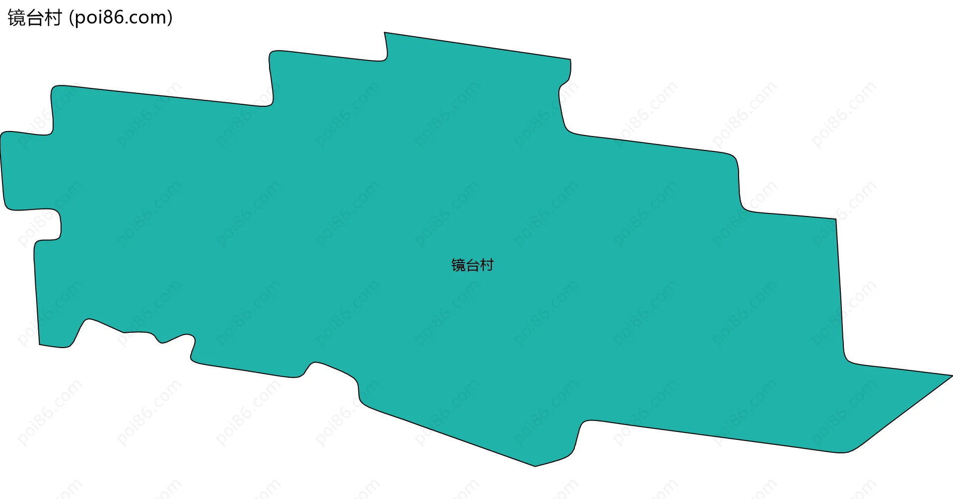 镜台村边界地图