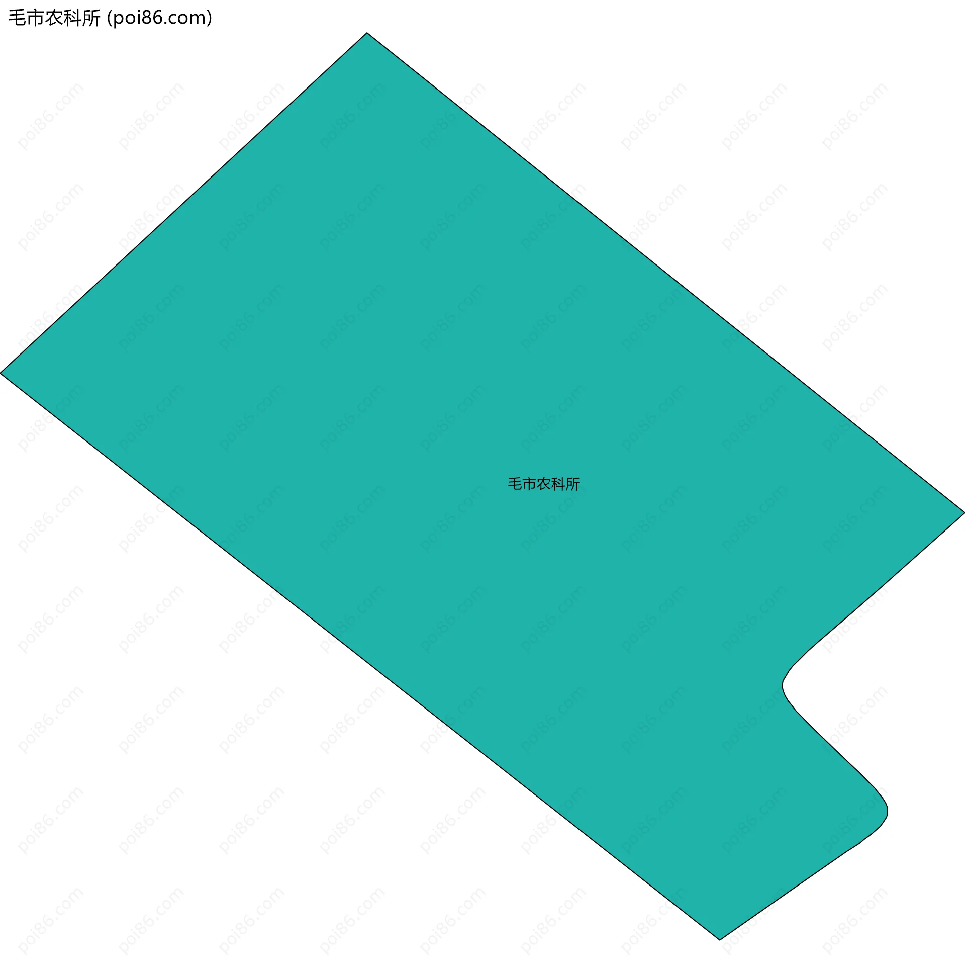 毛市农科所边界地图